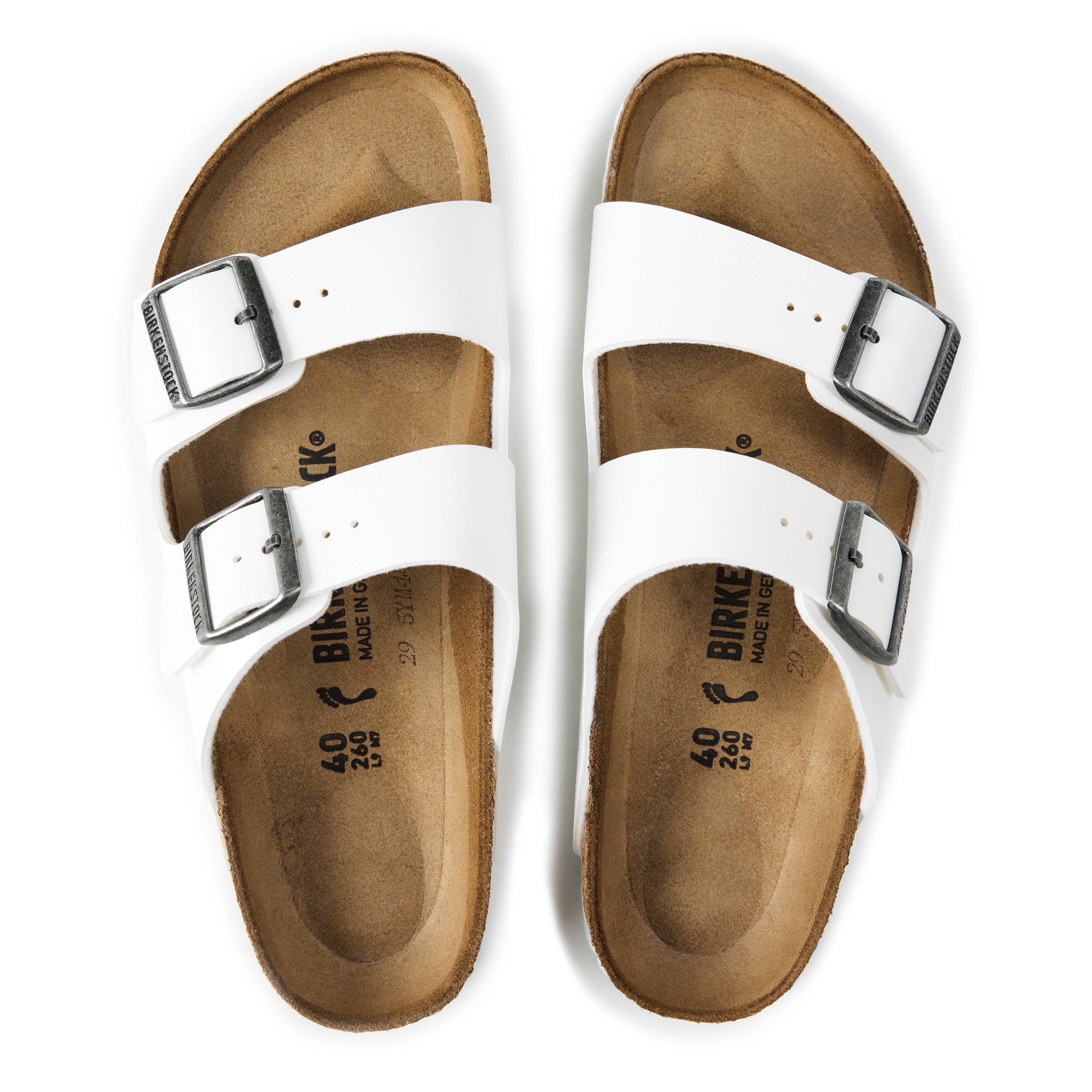 White - Birkenstock - Women's Arzna Adjustable Flat Sandals - 4