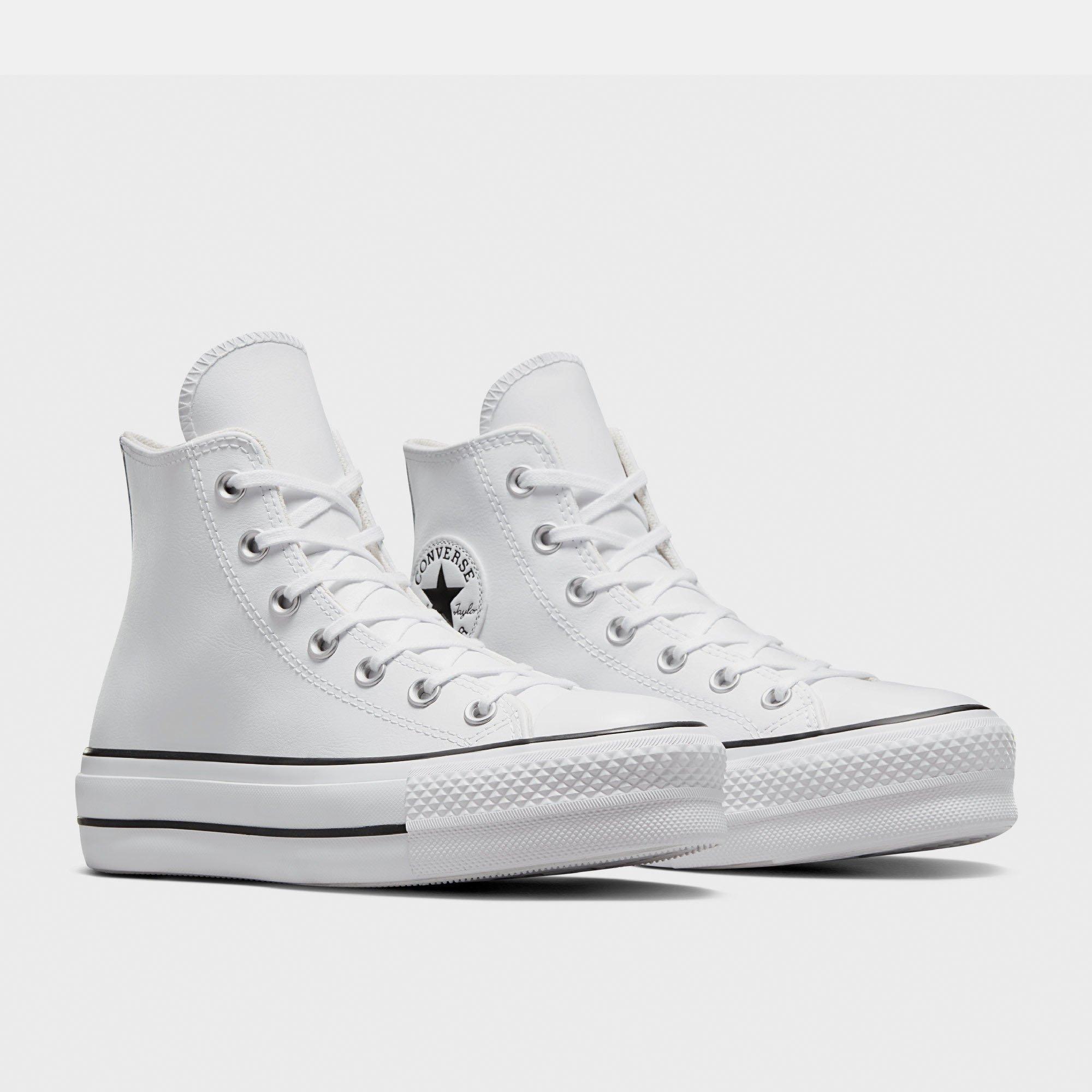102-White/Bla - Converse - Women's Chuck Taylor All Star Lif Platform Trainers - 2