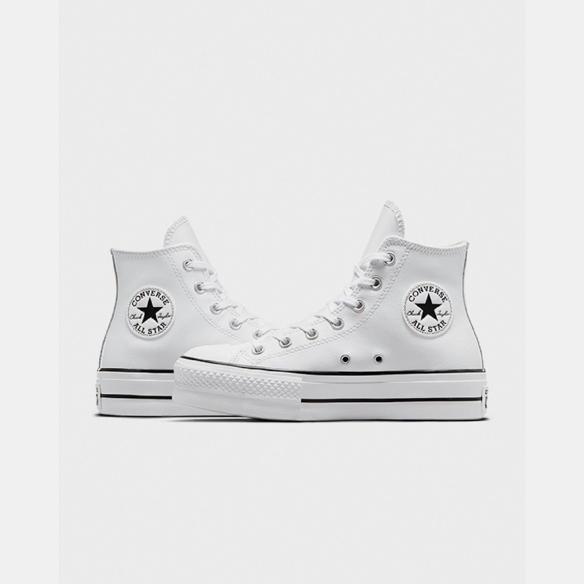 102-White/Bla - Converse - Women's Chuck Taylor All Star Lif Platform Trainers - 3