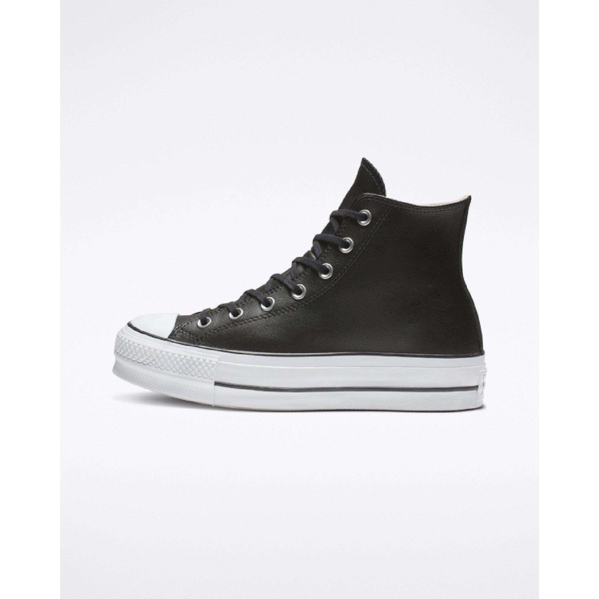 001-Black/Bla - Converse - Women's Chuck Taylor All Star Lif Platform Trainers - 2
