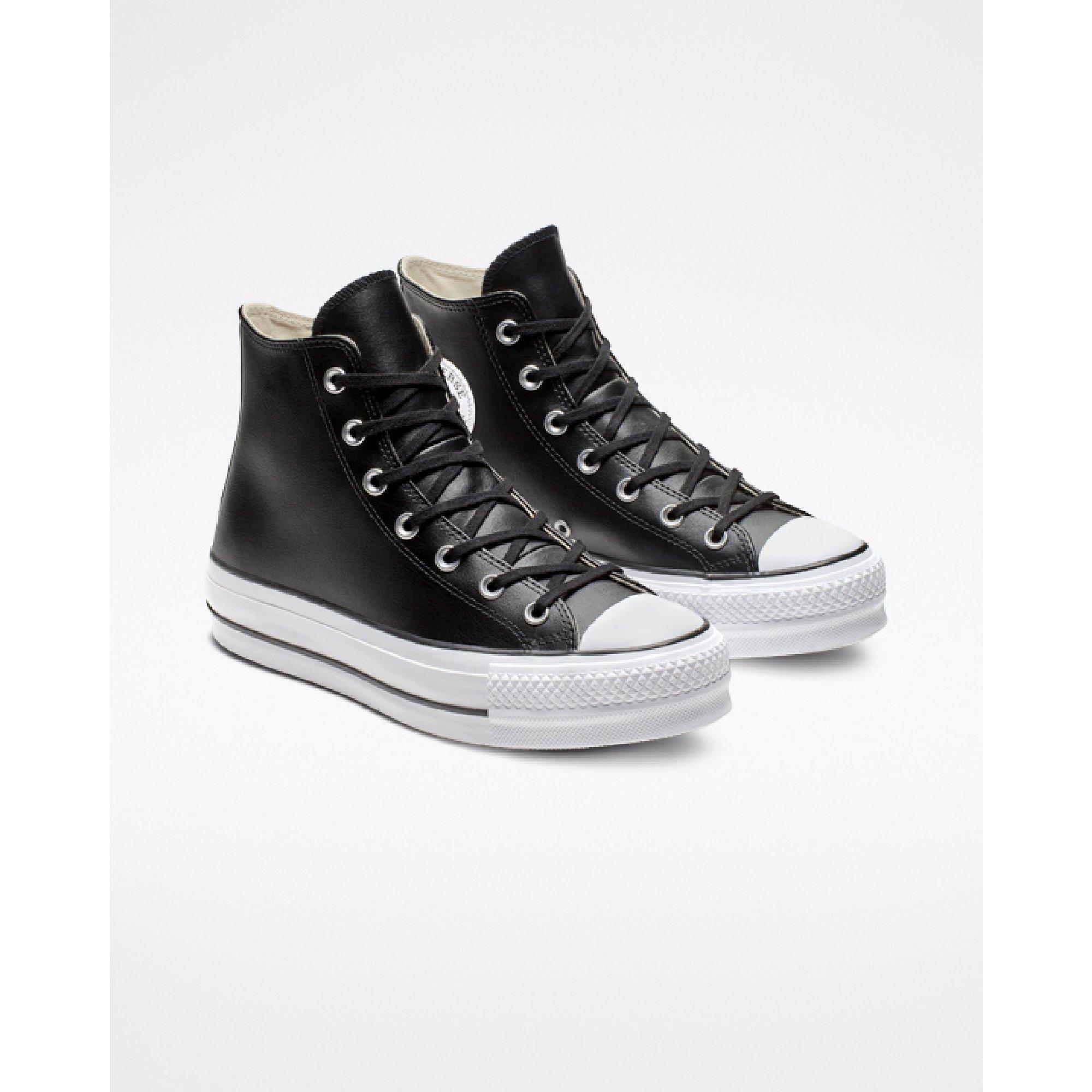 001-Black/Bla - Converse - Women's Chuck Taylor All Star Lif Platform Trainers - 4