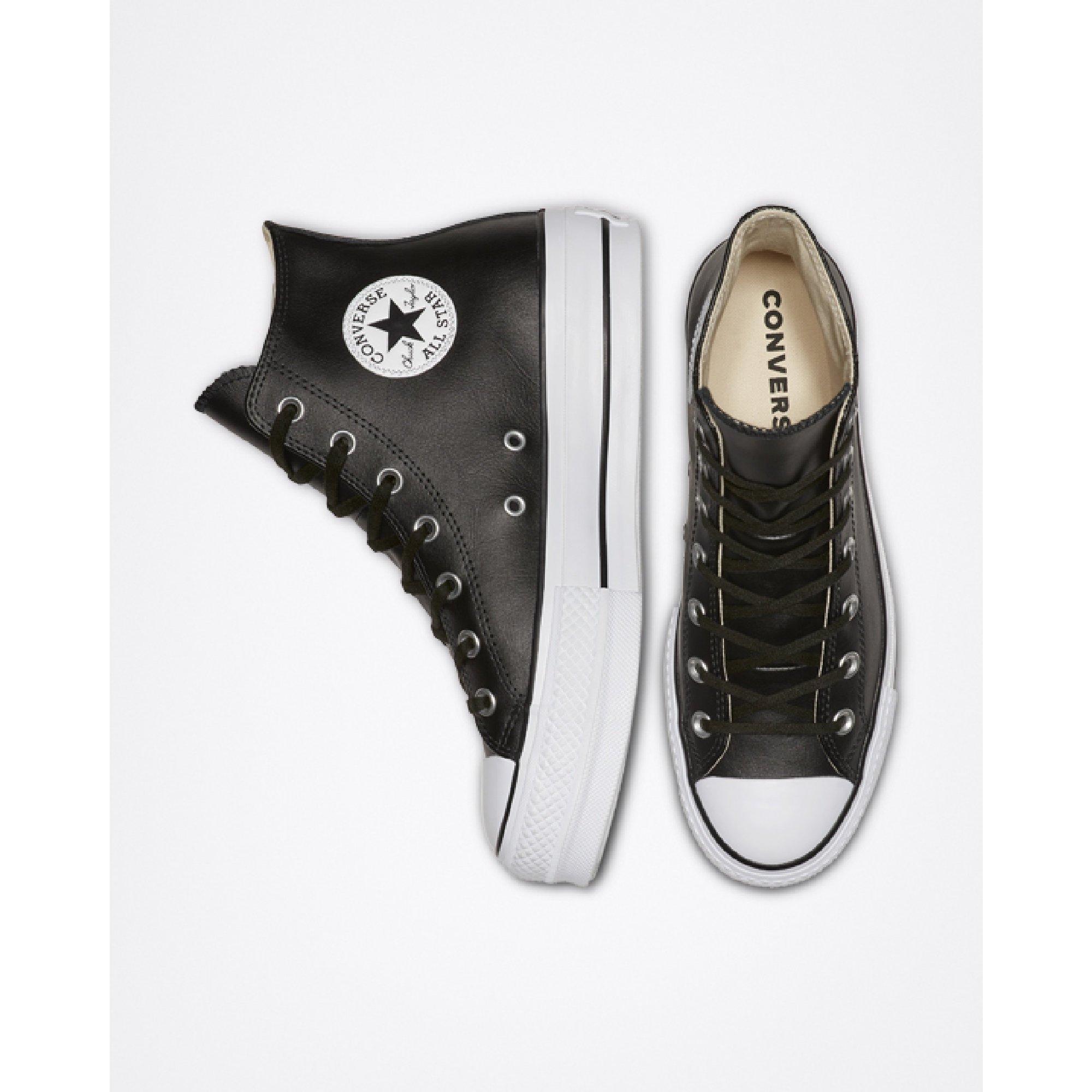 001-Black/Bla - Converse - Women's Chuck Taylor All Star Lif Platform Trainers - 5