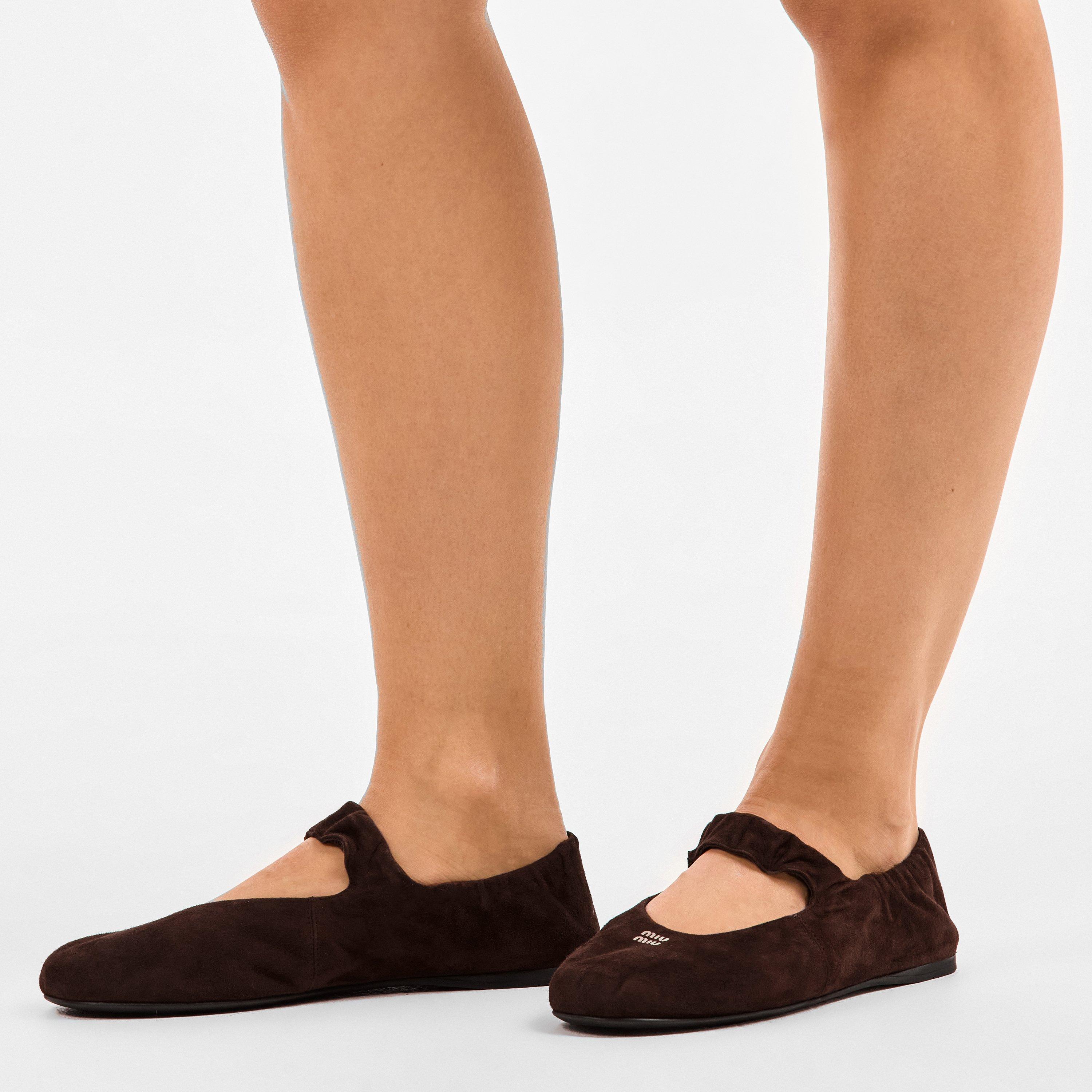 Moro - Miu Miu - Ruches Ballerina Pumps - 3