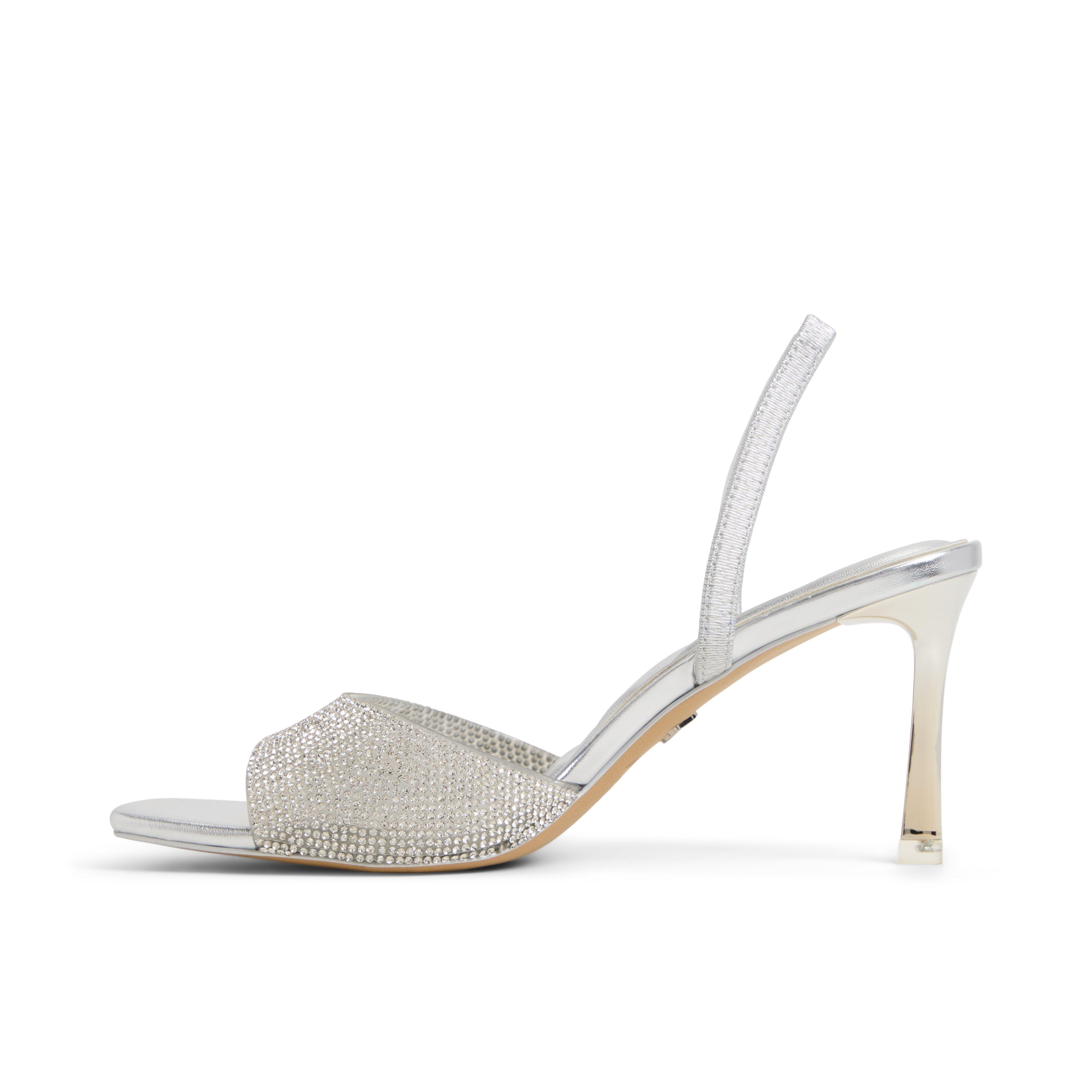 Silver - Aldo - Women's Andyana Heeled Sandals - 3