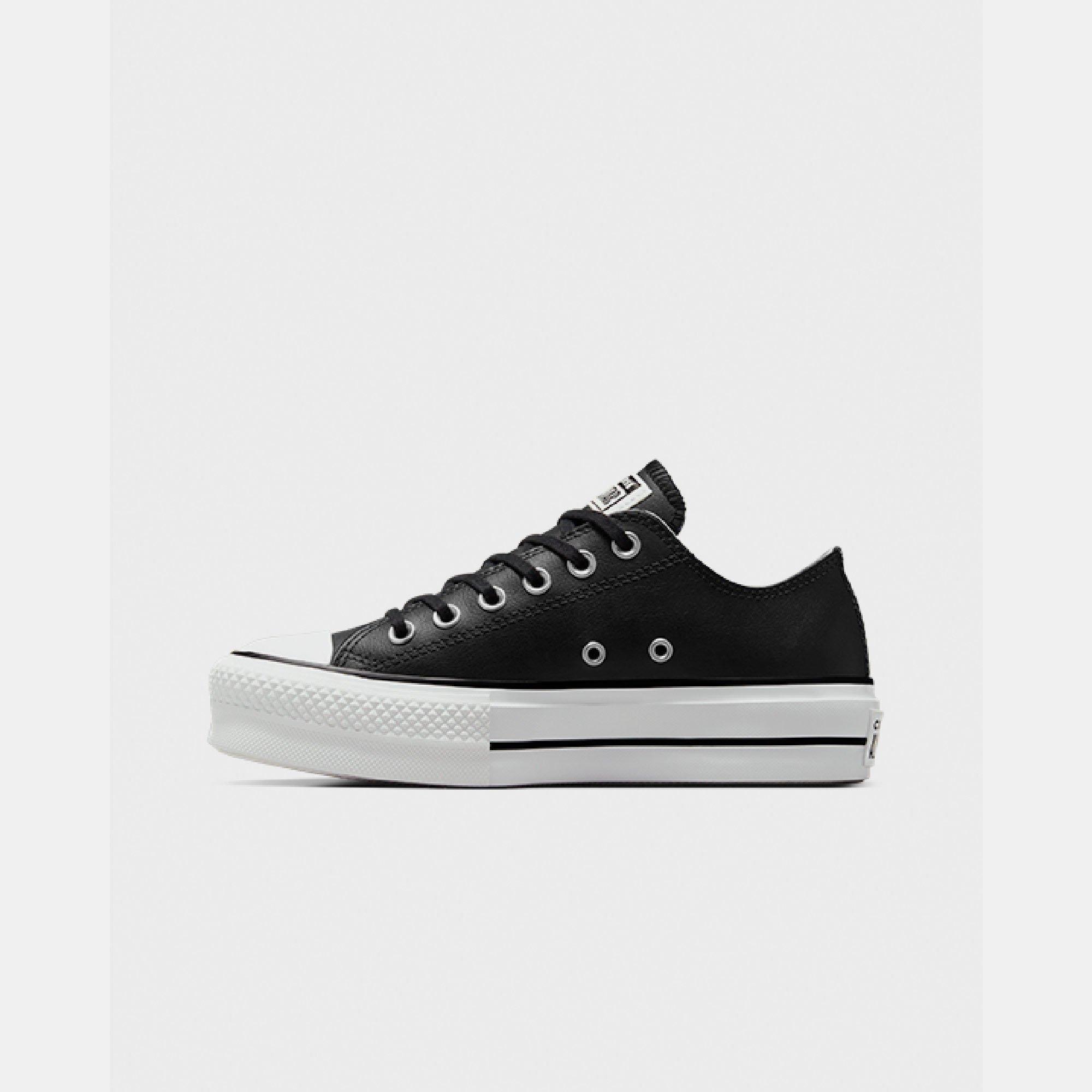001-Black/Bla - Converse - Women's Chuck Taylor All Star Lif Platform Trainers - 2