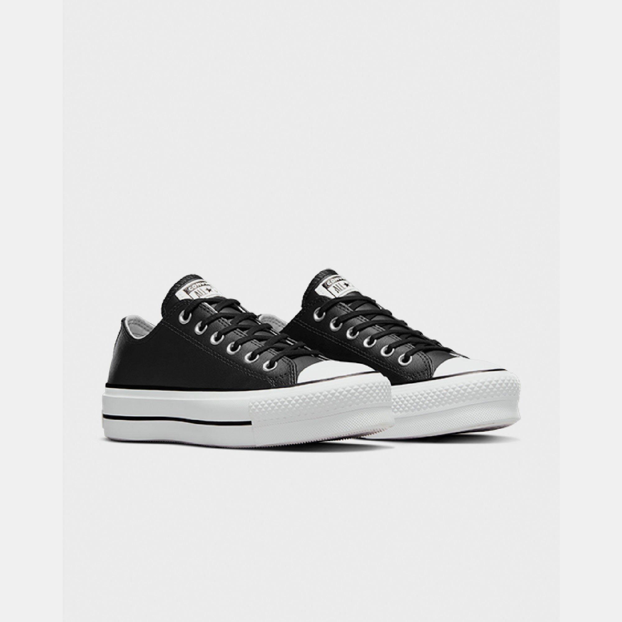 001-Black/Bla - Converse - Women's Chuck Taylor All Star Lif Platform Trainers - 3
