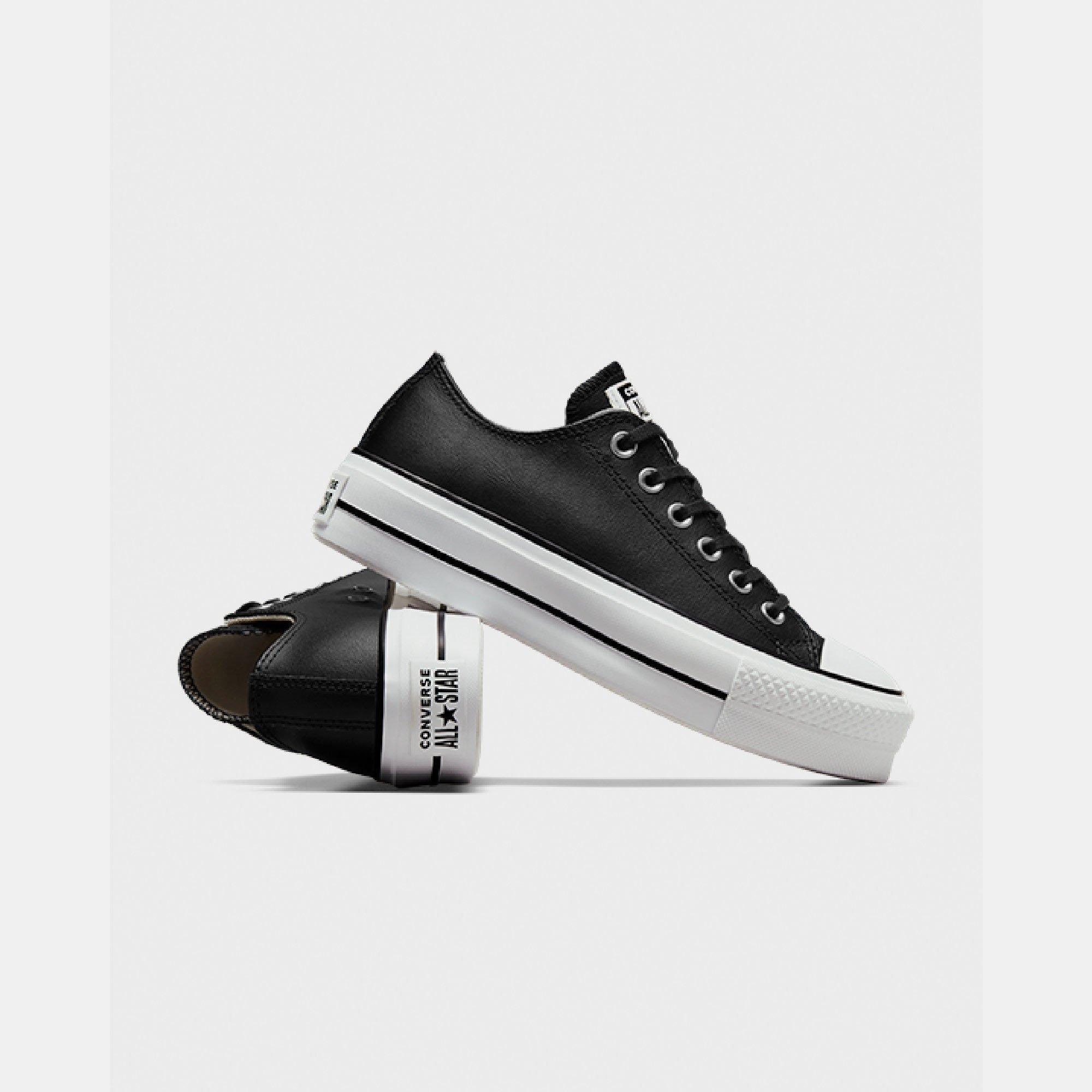 001-Black/Bla - Converse - Women's Chuck Taylor All Star Lif Platform Trainers - 4