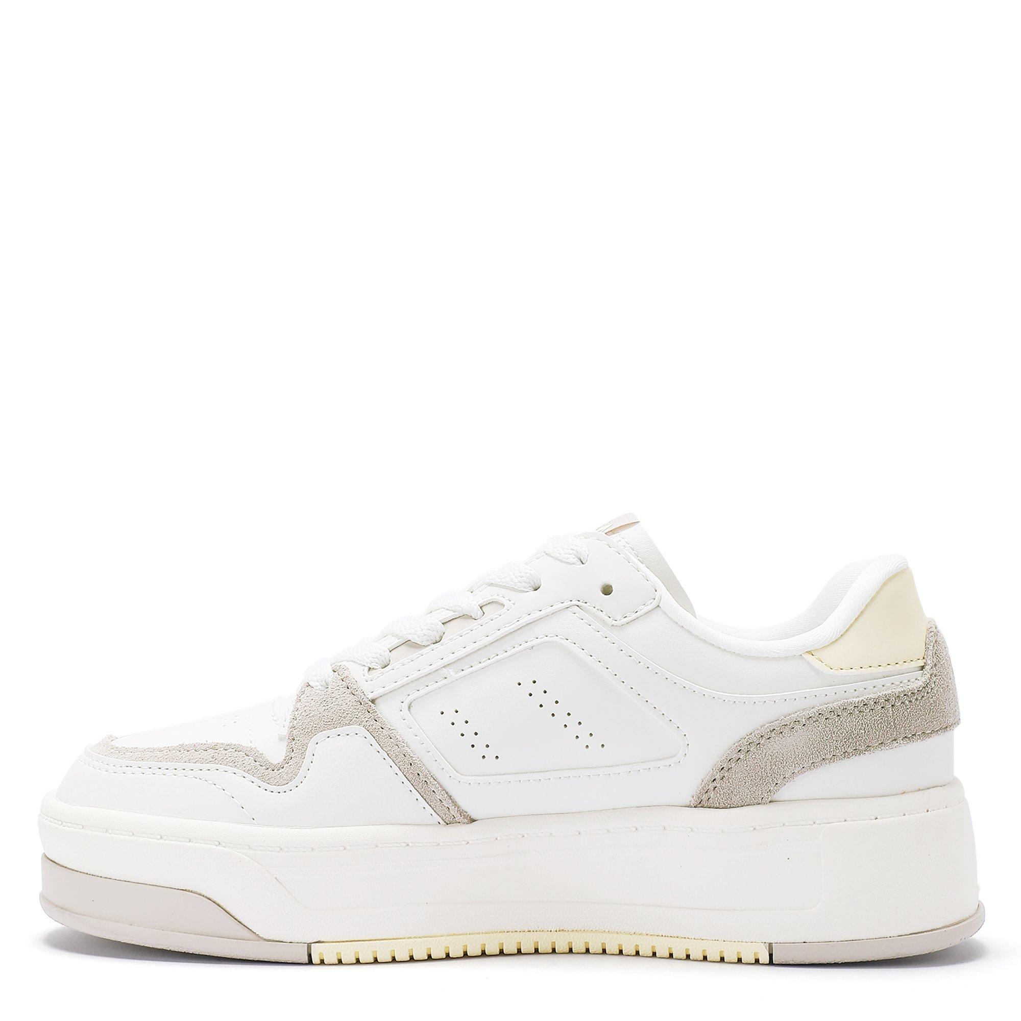 BLC/SIL/YEL - Fila - Feathery Court Trainers - 2