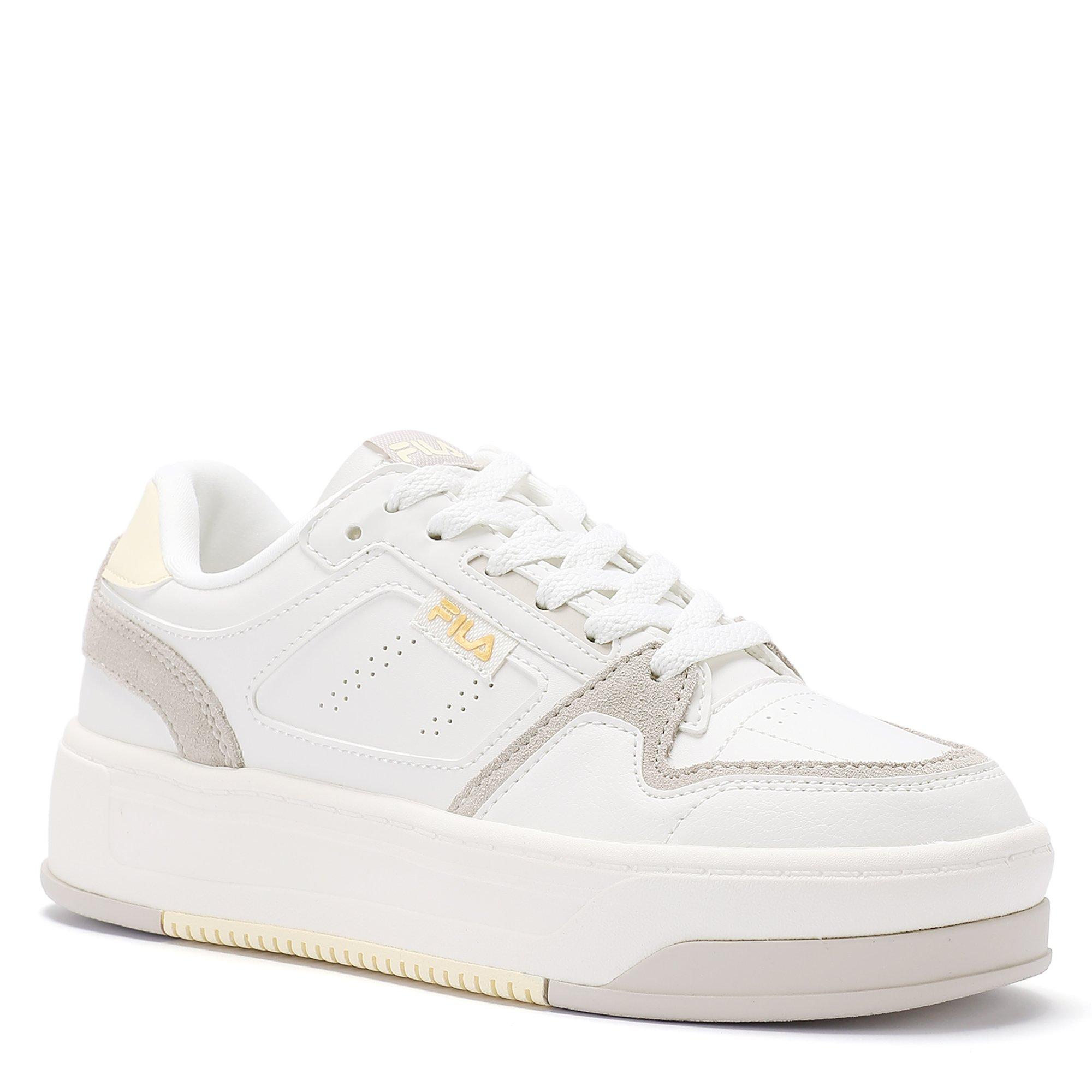BLC/SIL/YEL - Fila - Feathery Court Trainers - 5