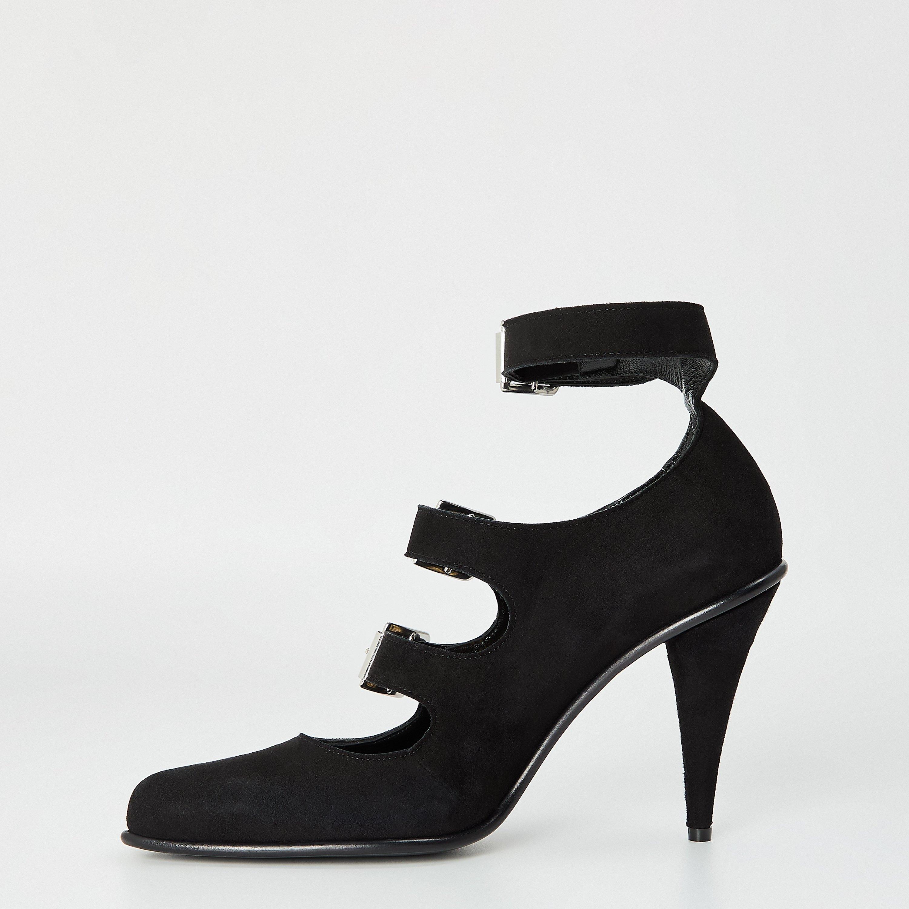 Black Suede - Vivienne Westwood - Women's Stiletto Heels - 2