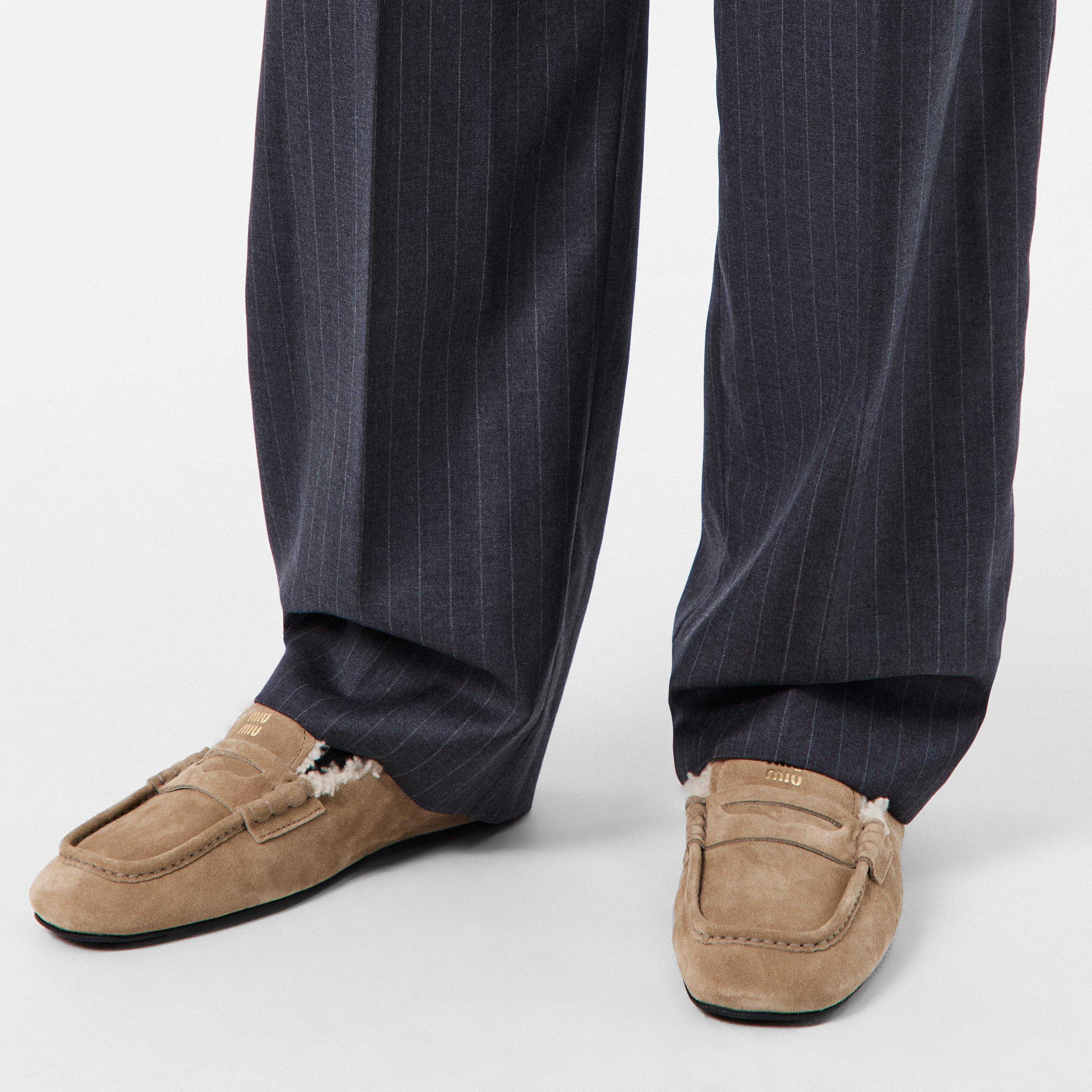 Deserto - Miu Miu - Women's Shearling Loafers - 3