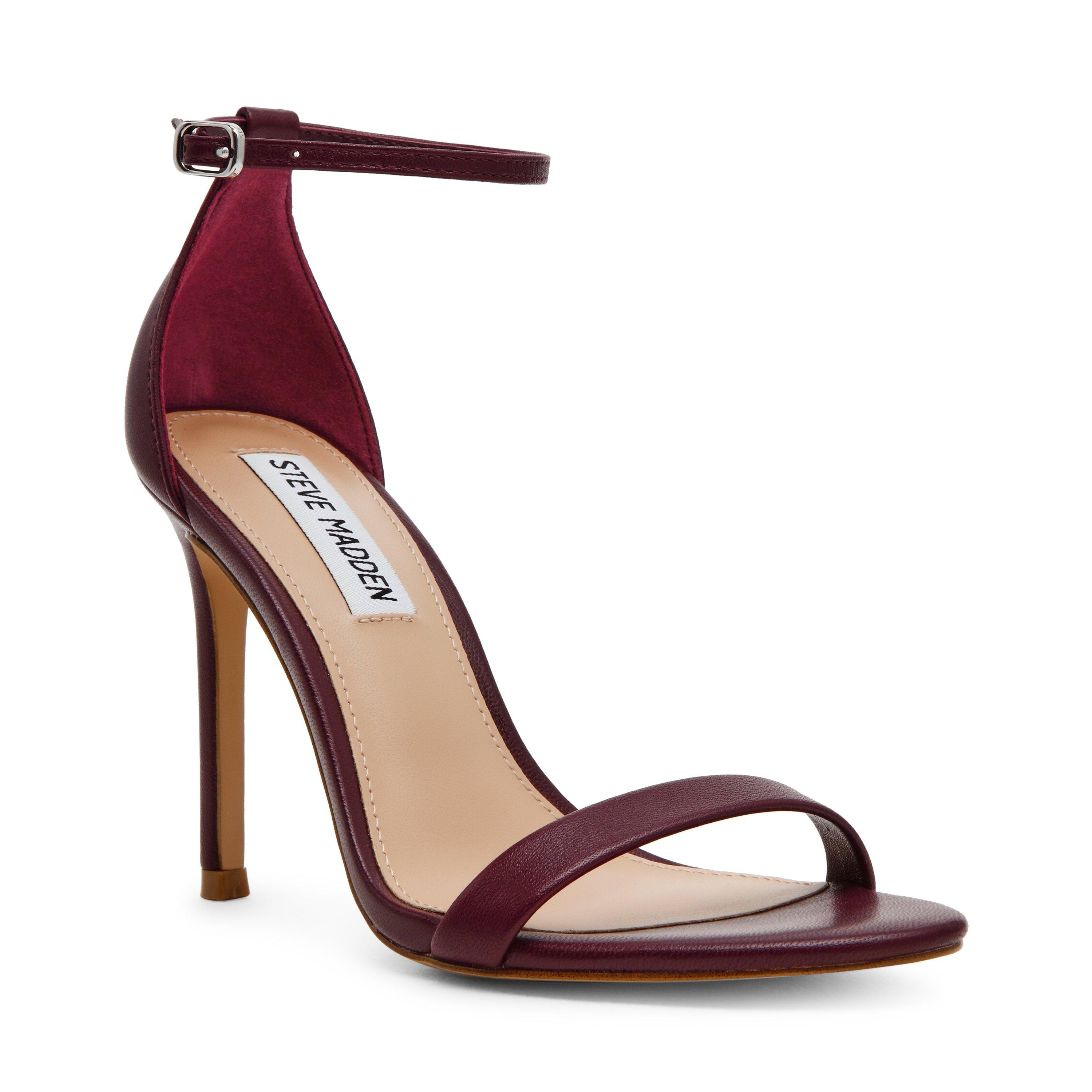 Drk Cherry - Steve Madden - Women's Tecy Heeled Sandals - 3