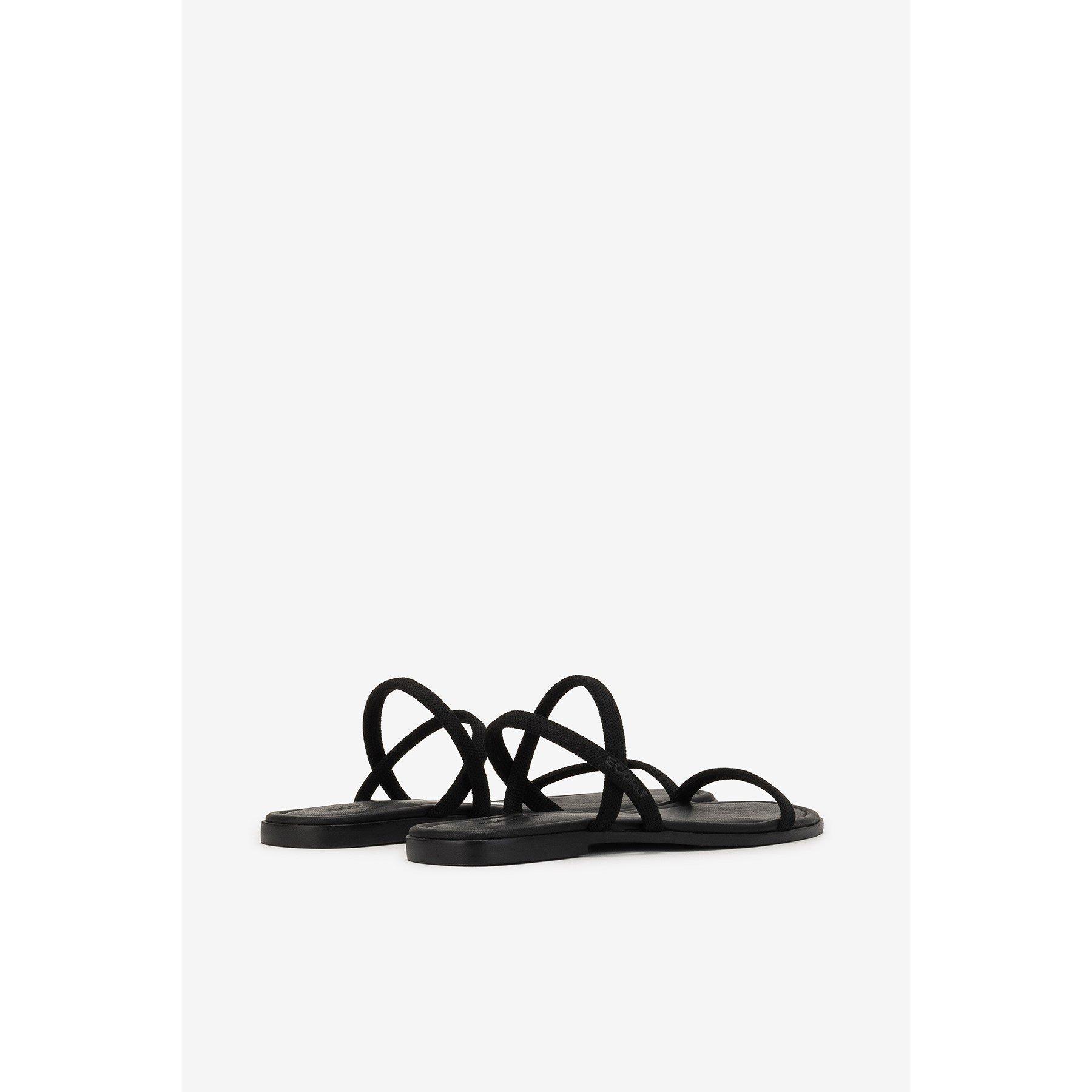 Total Black - Ecoalf - Women's Delhialf Flat Sandals - 2