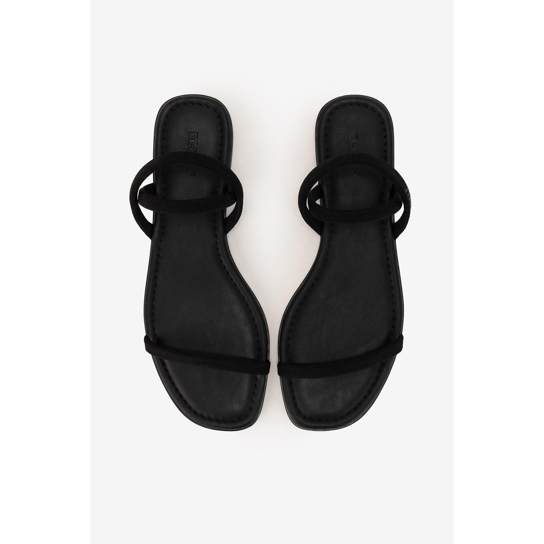 Total Black - Ecoalf - Women's Delhialf Flat Sandals - 3