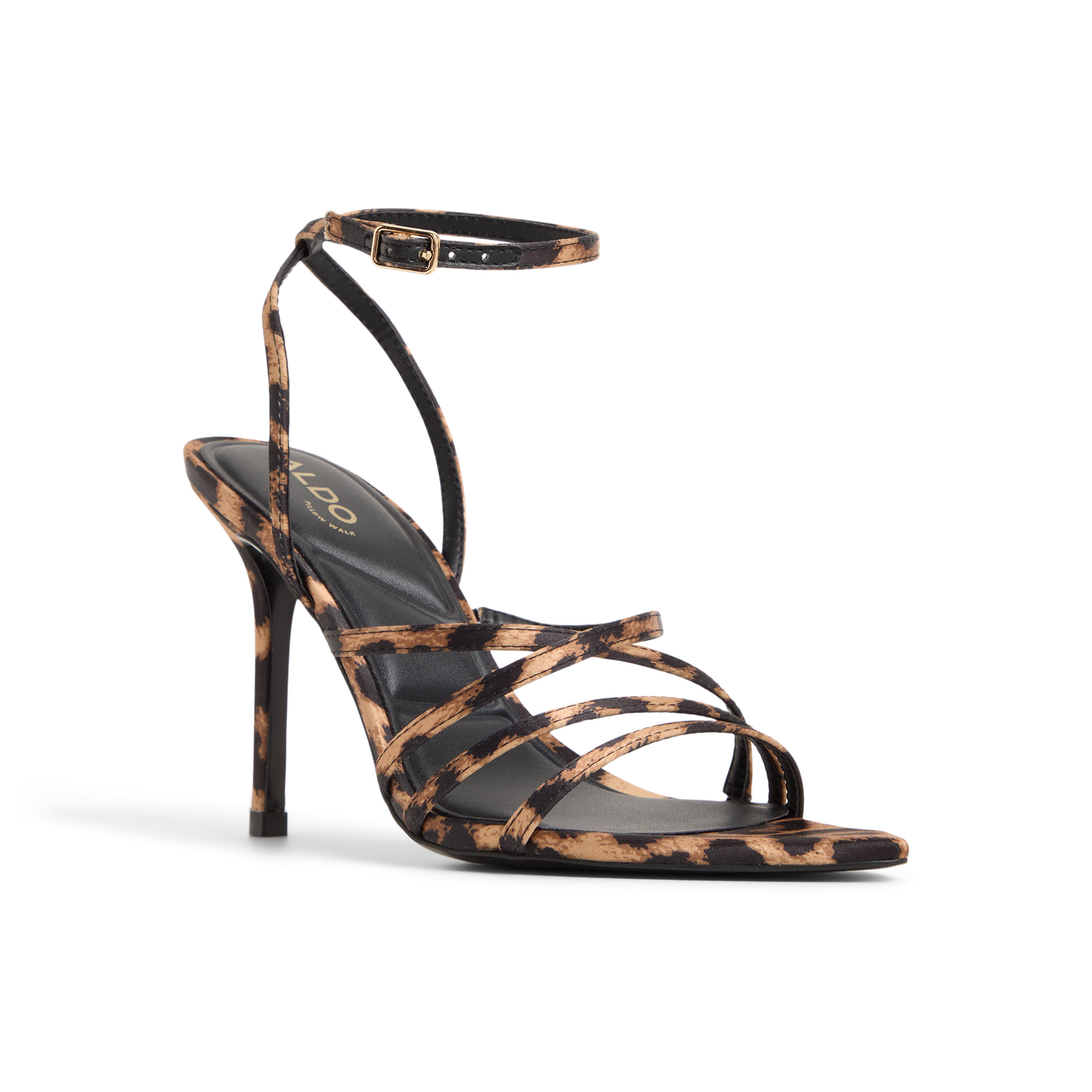Brown Multi - Aldo - Women's Solania Heeled Sandals - 4