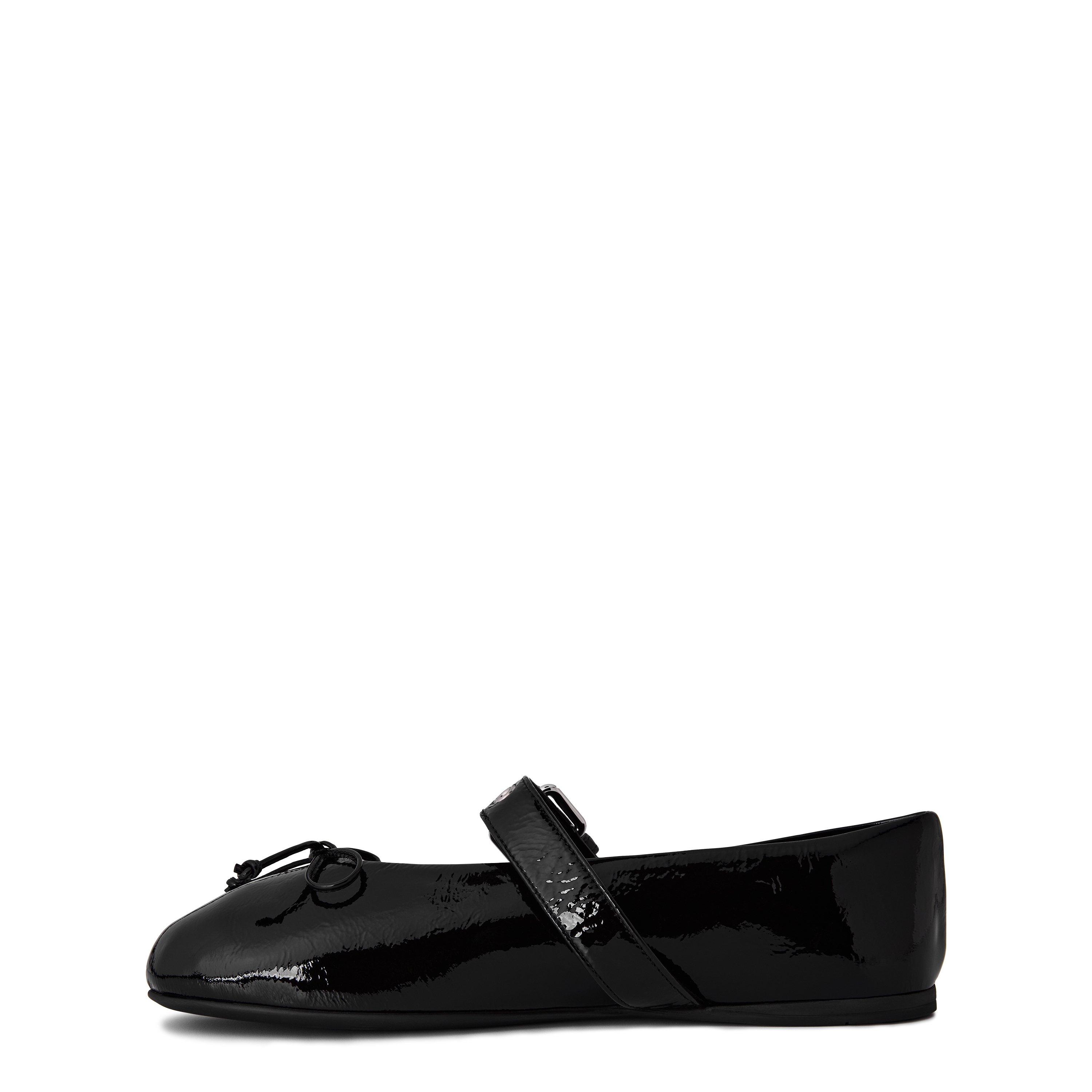 Black - Miu Miu - Women's Naplak Glossy Ballet Pumps - 2