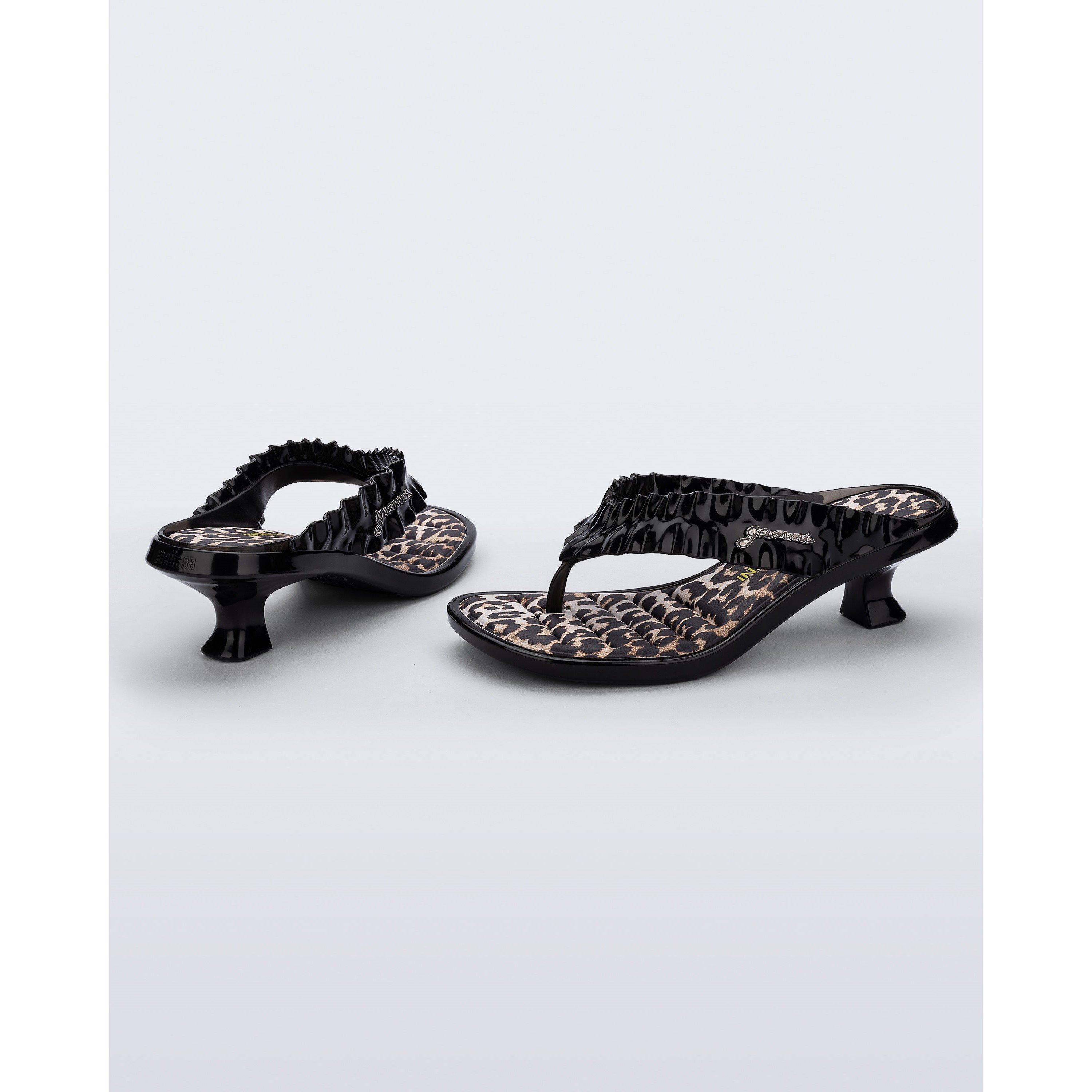 Leopard - Melissa - Women's X Ganni Heeled Sandals - 2