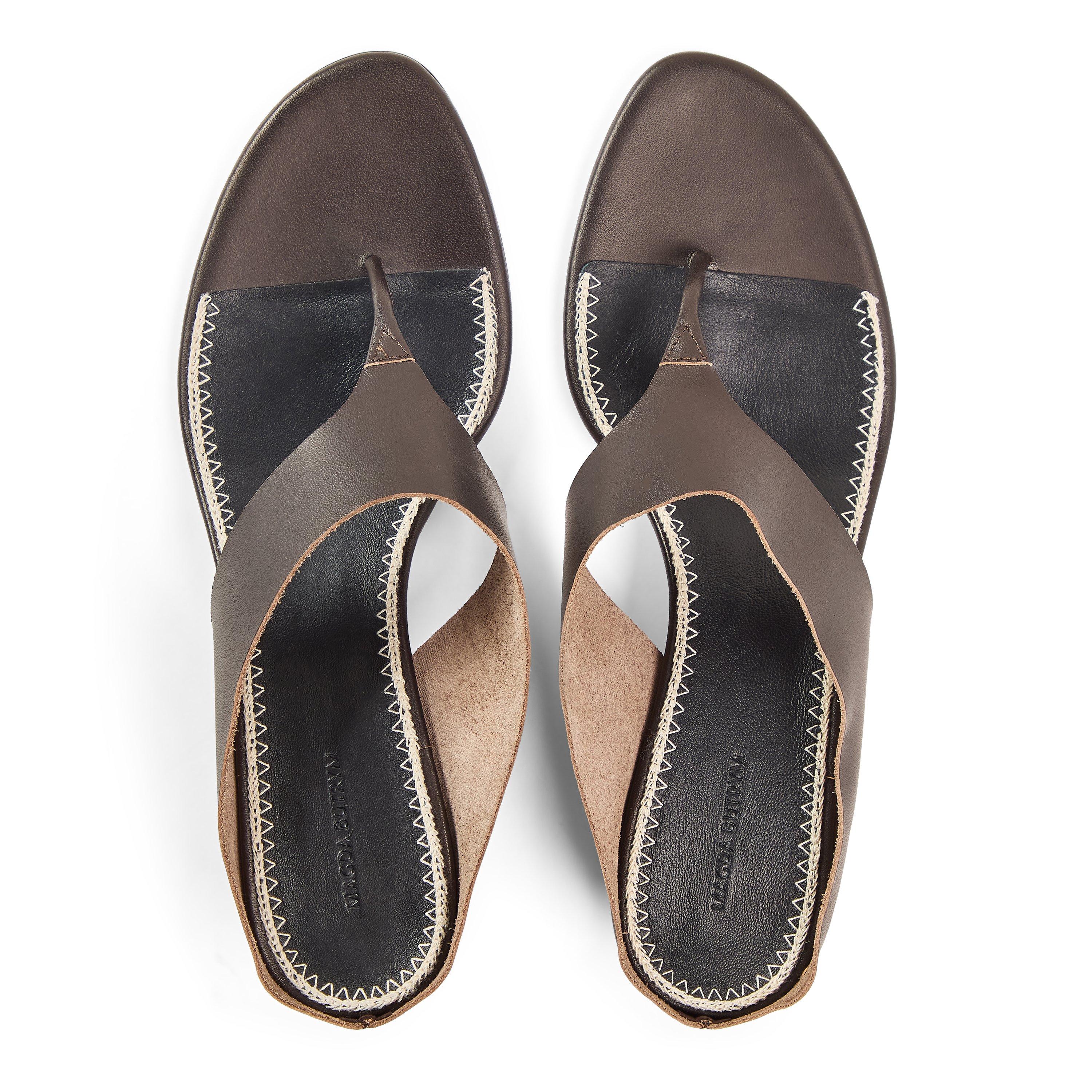 Brown - Magda Butrym - Magda Thong Heel Ld62 - 4