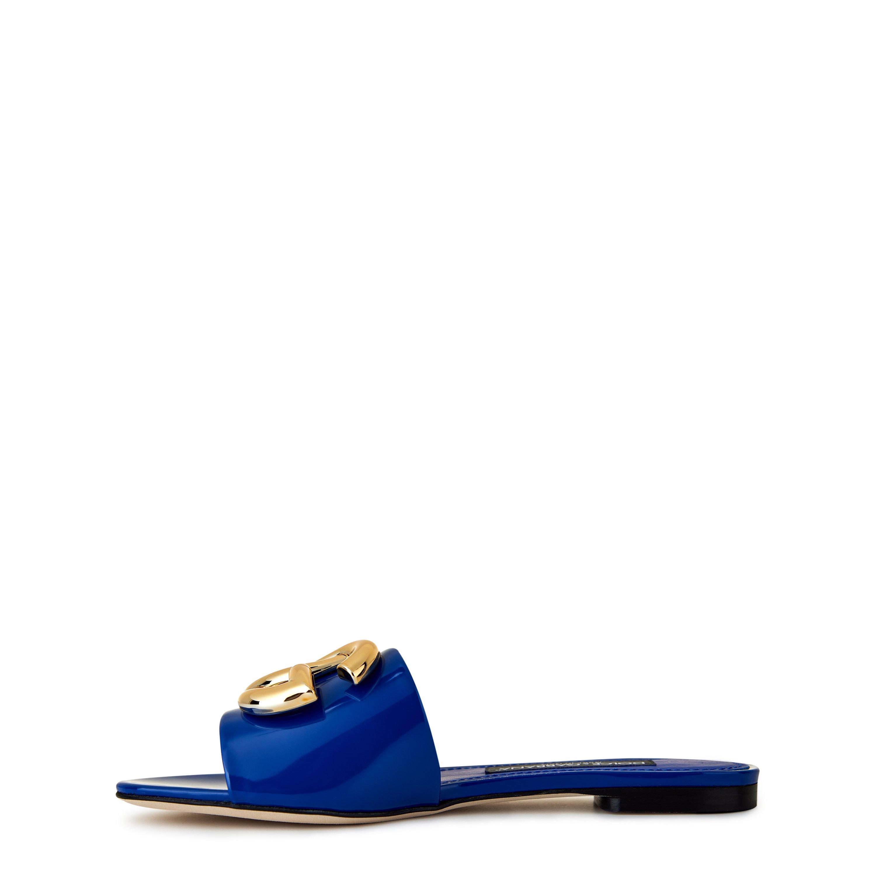 Light Blue 3 - Dolce and Gabbana - Dg Patent Sandals - 2