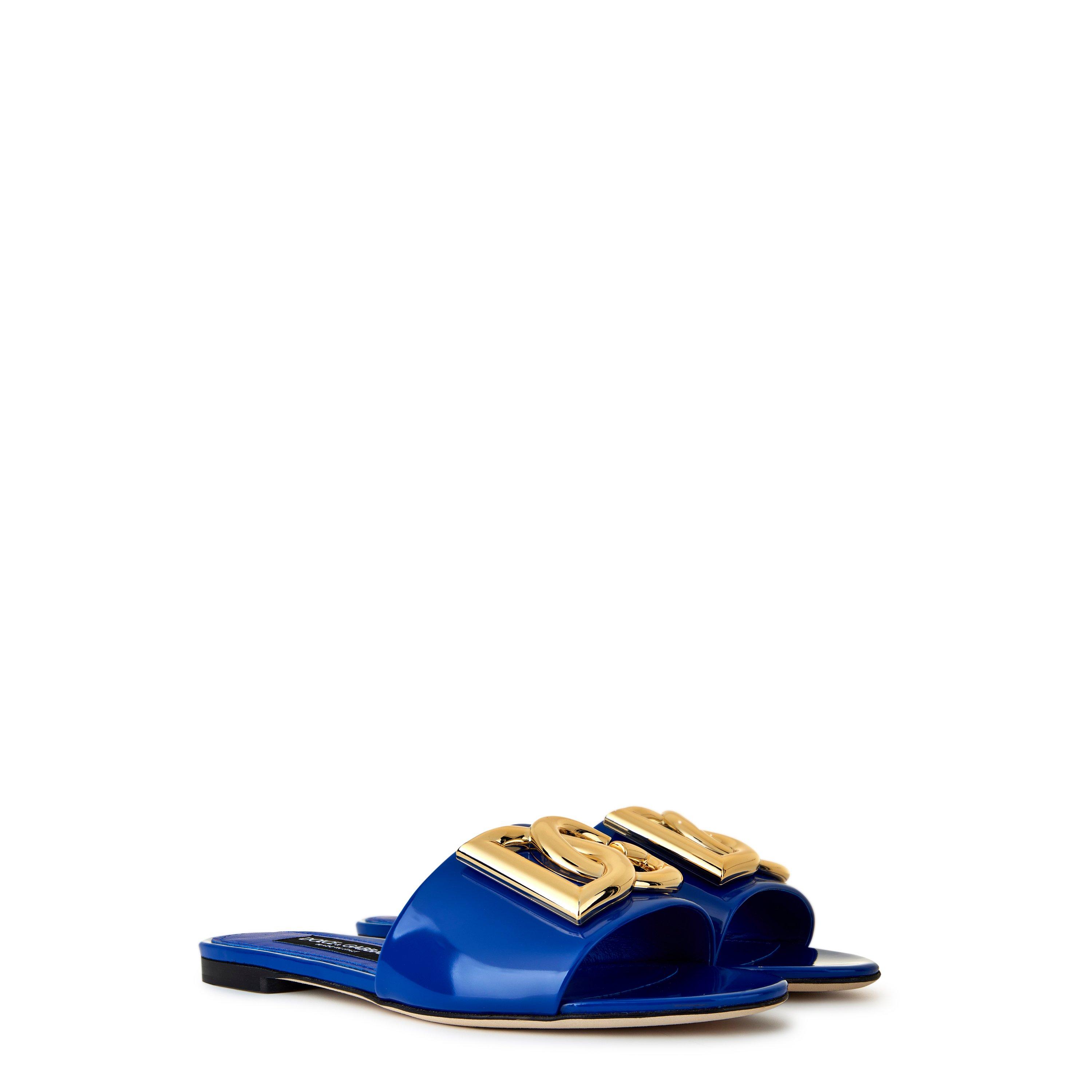 Light Blue 3 - Dolce and Gabbana - Dg Patent Sandals - 3