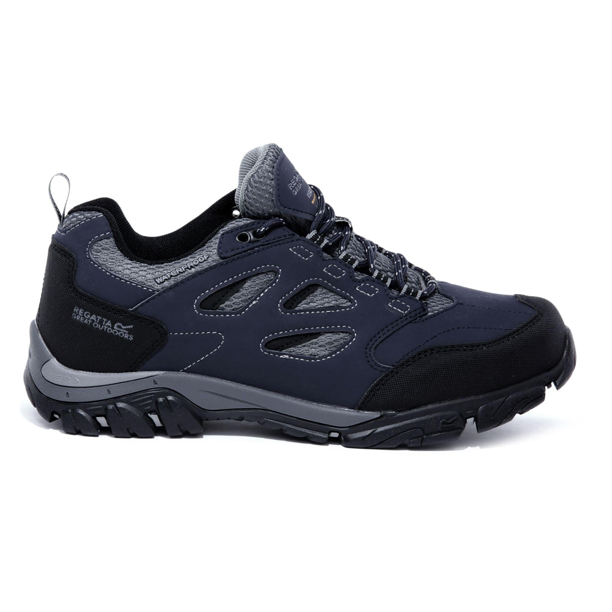 Regatta Men's Holcombe Iep Low Walking Shoes - Navy/Granite - 11
