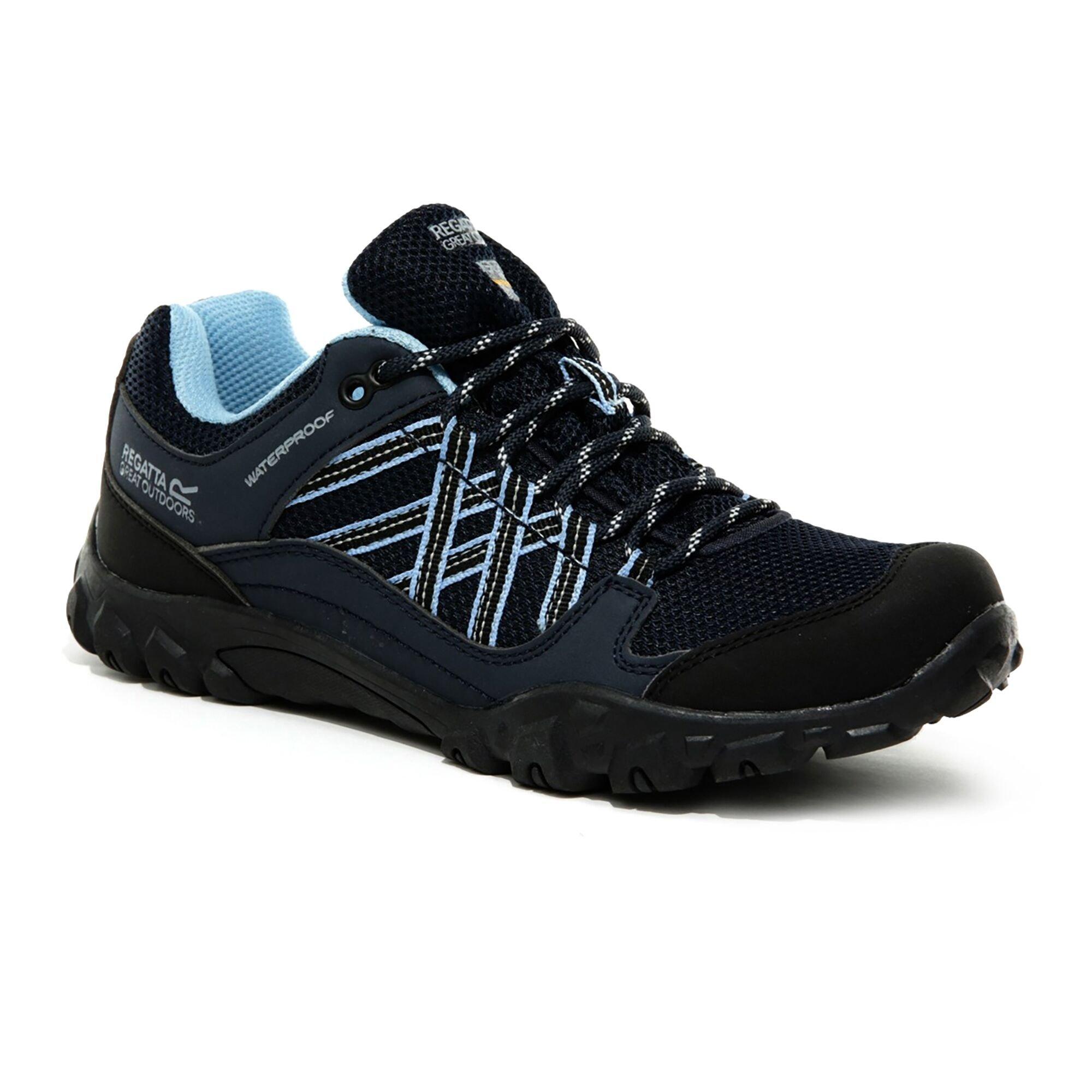 Navy/Blueski - Regatta - Lady Edgepoint III Waterproof Walking Shoe - 2