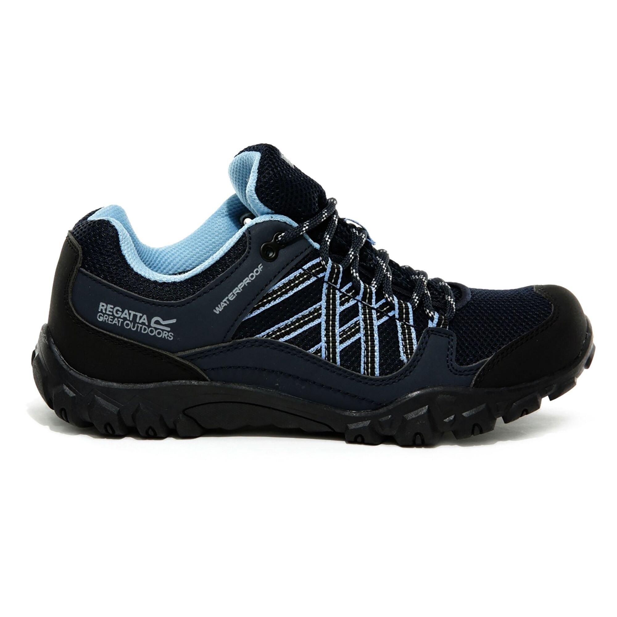 Navy/Blueski - Regatta - Lady Edgepoint III Waterproof Walking Shoe - 3