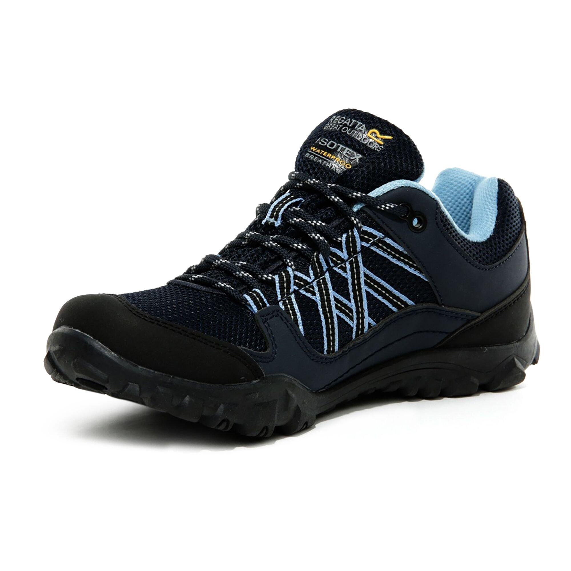 Navy/Blueski - Regatta - Lady Edgepoint III Waterproof Walking Shoe - 4