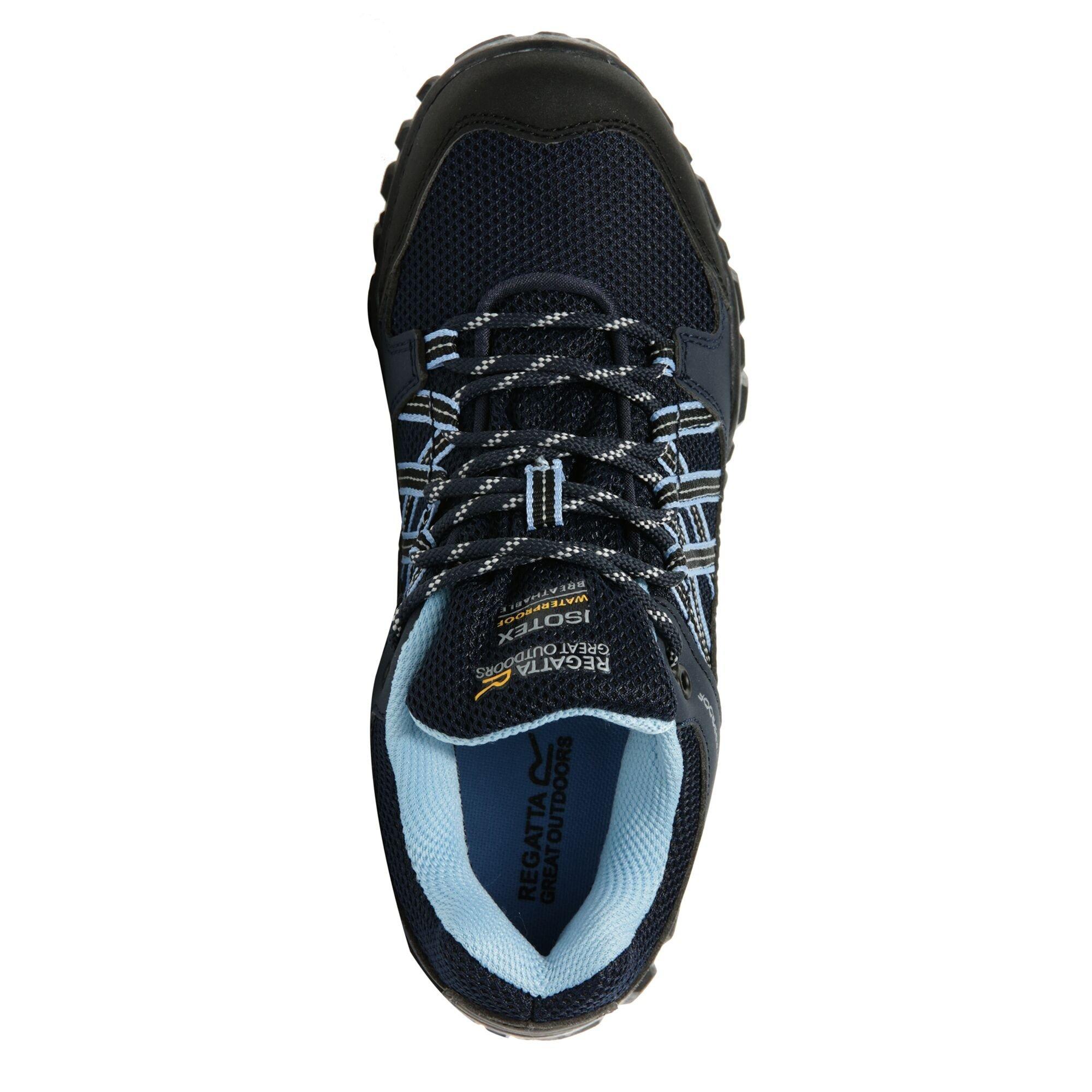 Navy/Blueski - Regatta - Lady Edgepoint III Waterproof Walking Shoe - 7