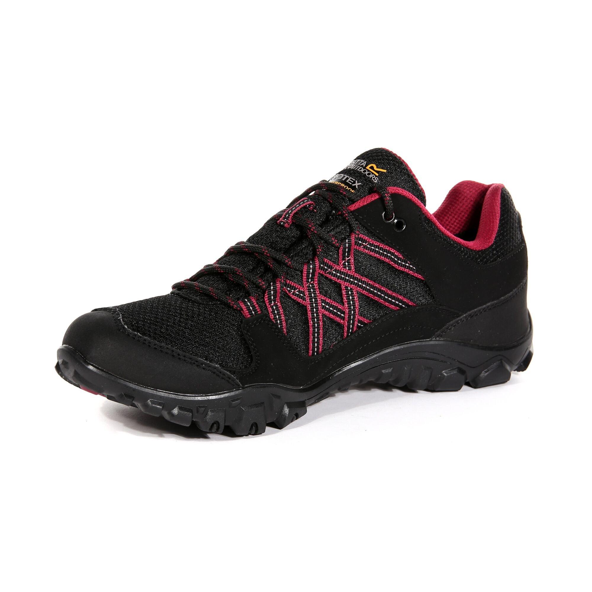 Blk/Beaujols - Regatta - Lady Edgepoint III Waterproof Walking Shoe - 4