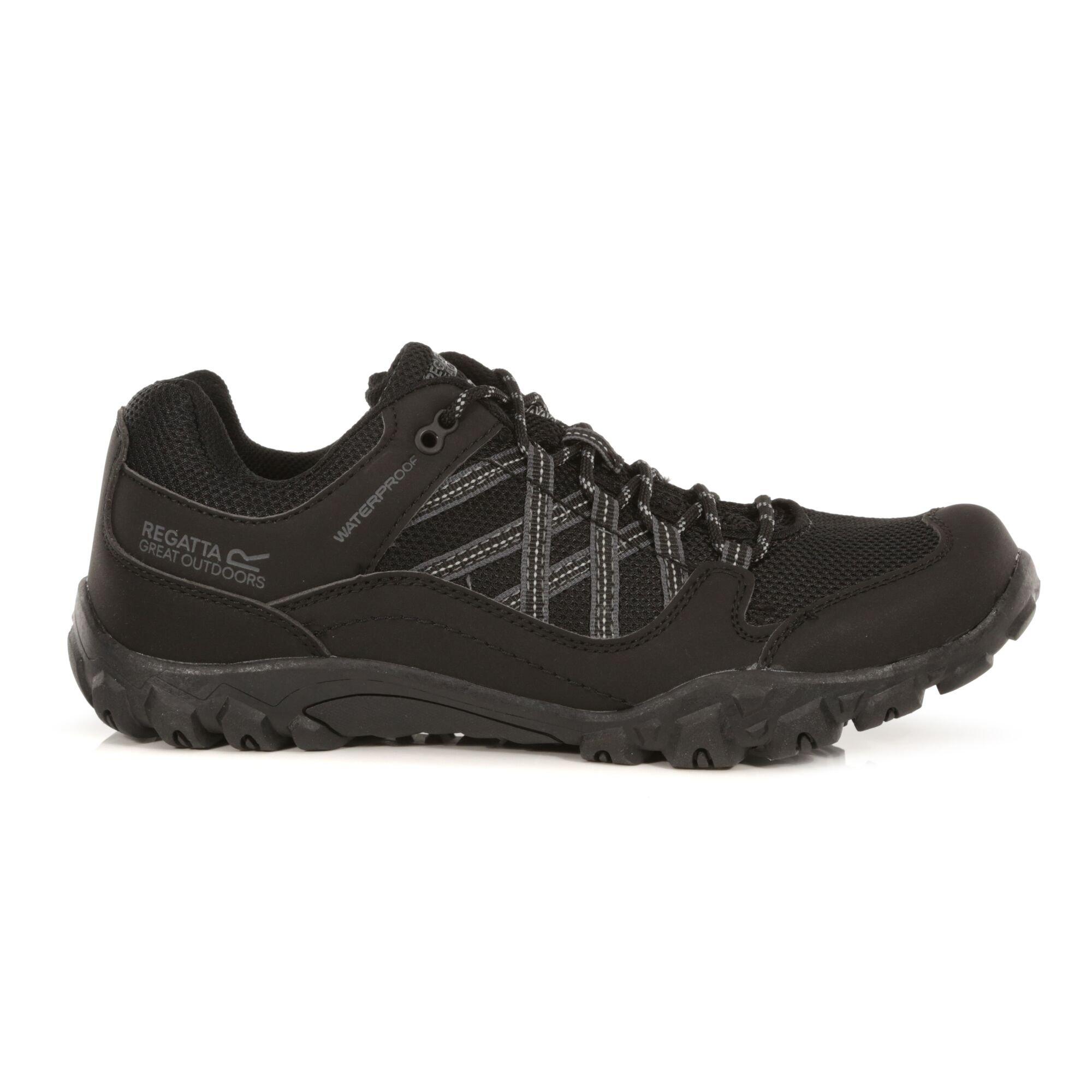 Black/Granit - Regatta - Edgepoint III Waterproof Walking Shoe - 1