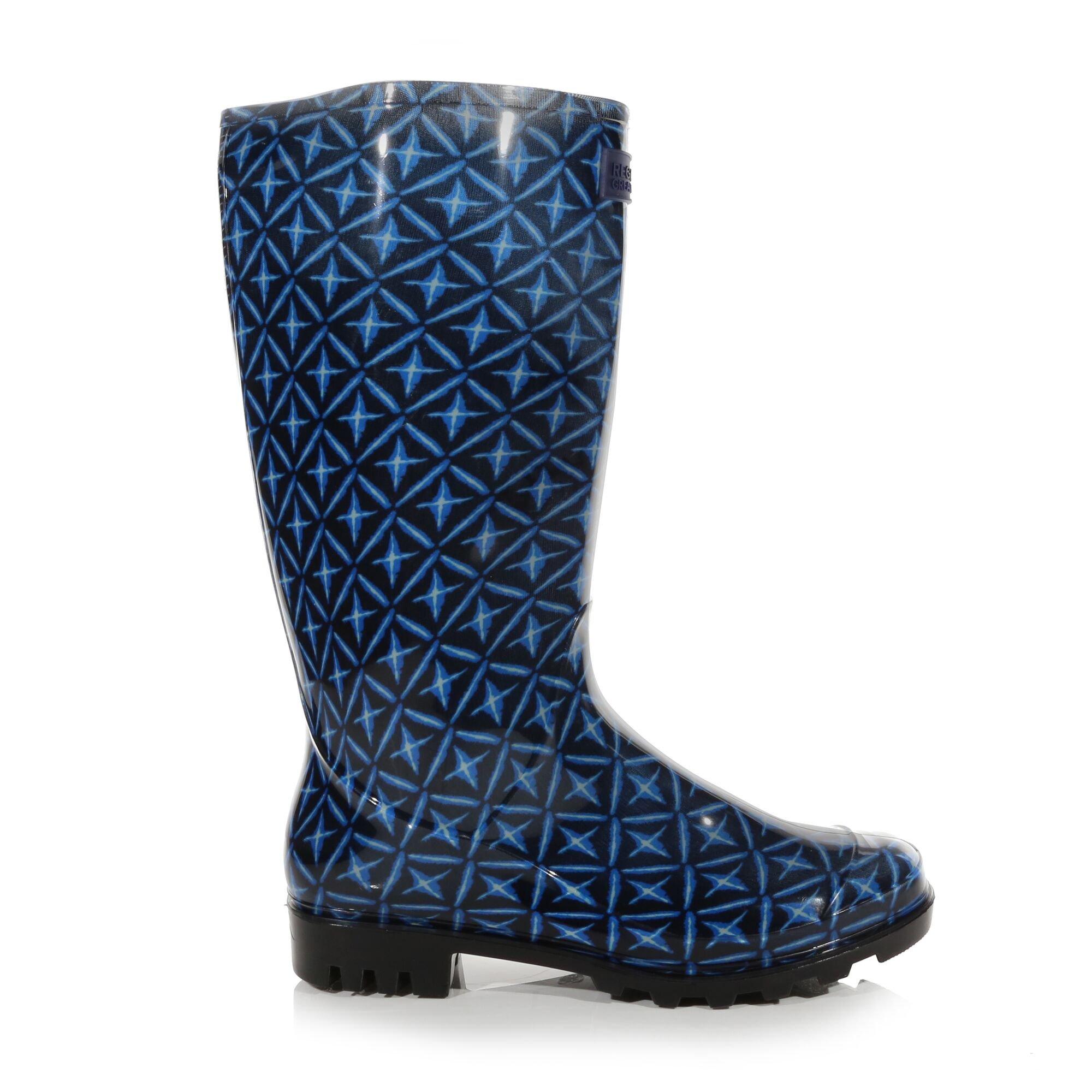 Navy Tile - Regatta - Lady Wenlock Wellingtons - 1