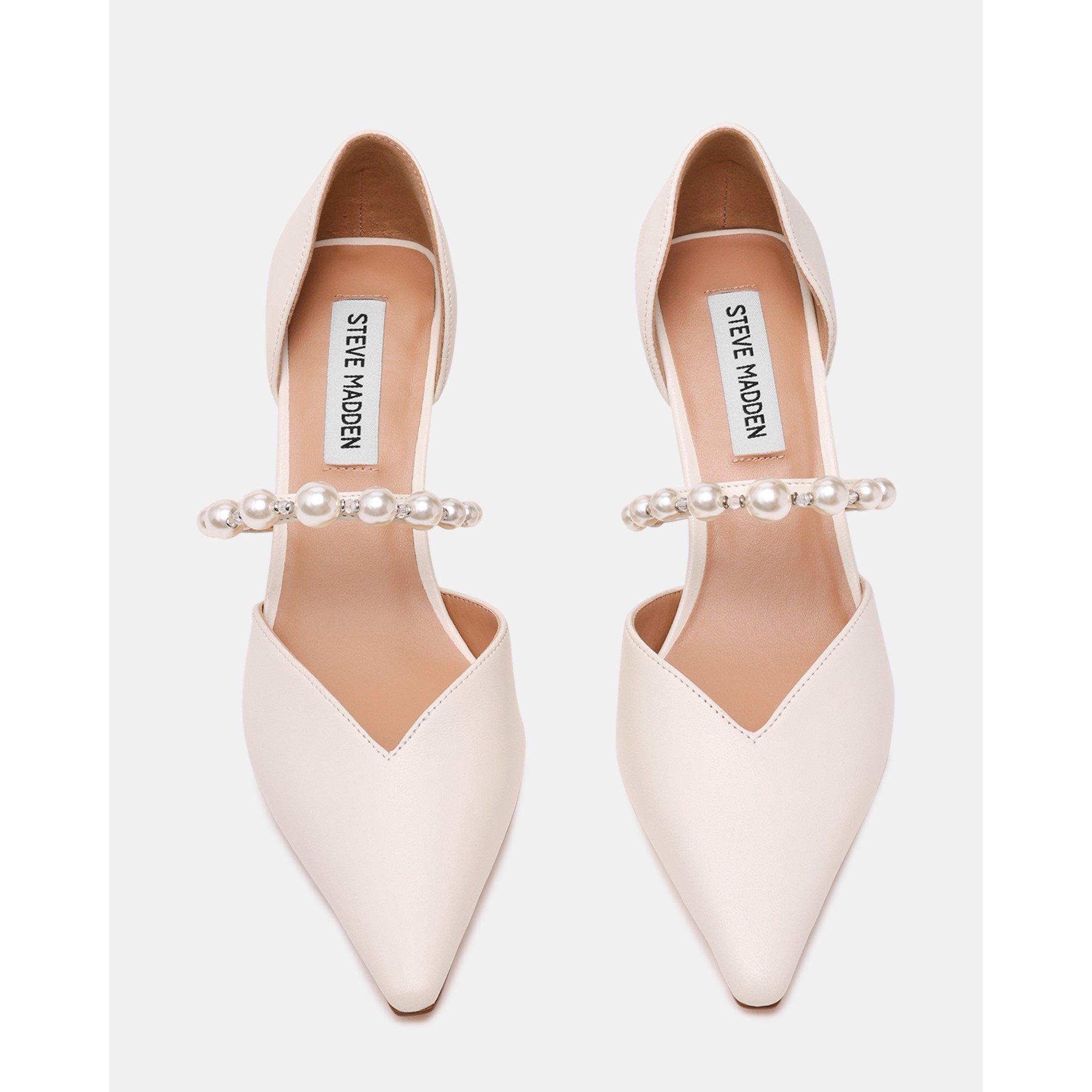 Ivory - Steve Madden - Women's Amoura 60h Stiletto Court Shoes - 4