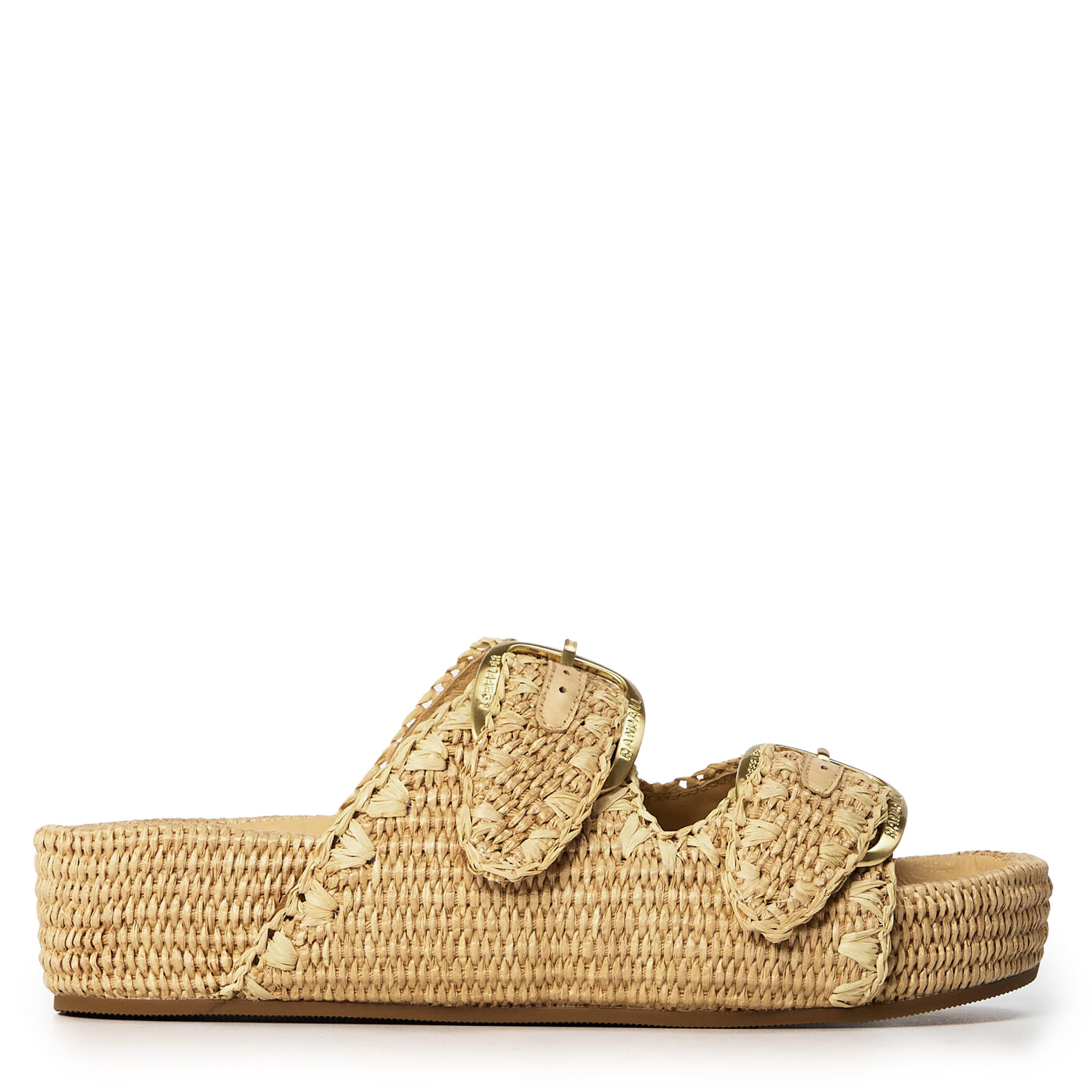 Natural/Natural - Loeffler Randall - Women's Nico Flatform Sandals - 1