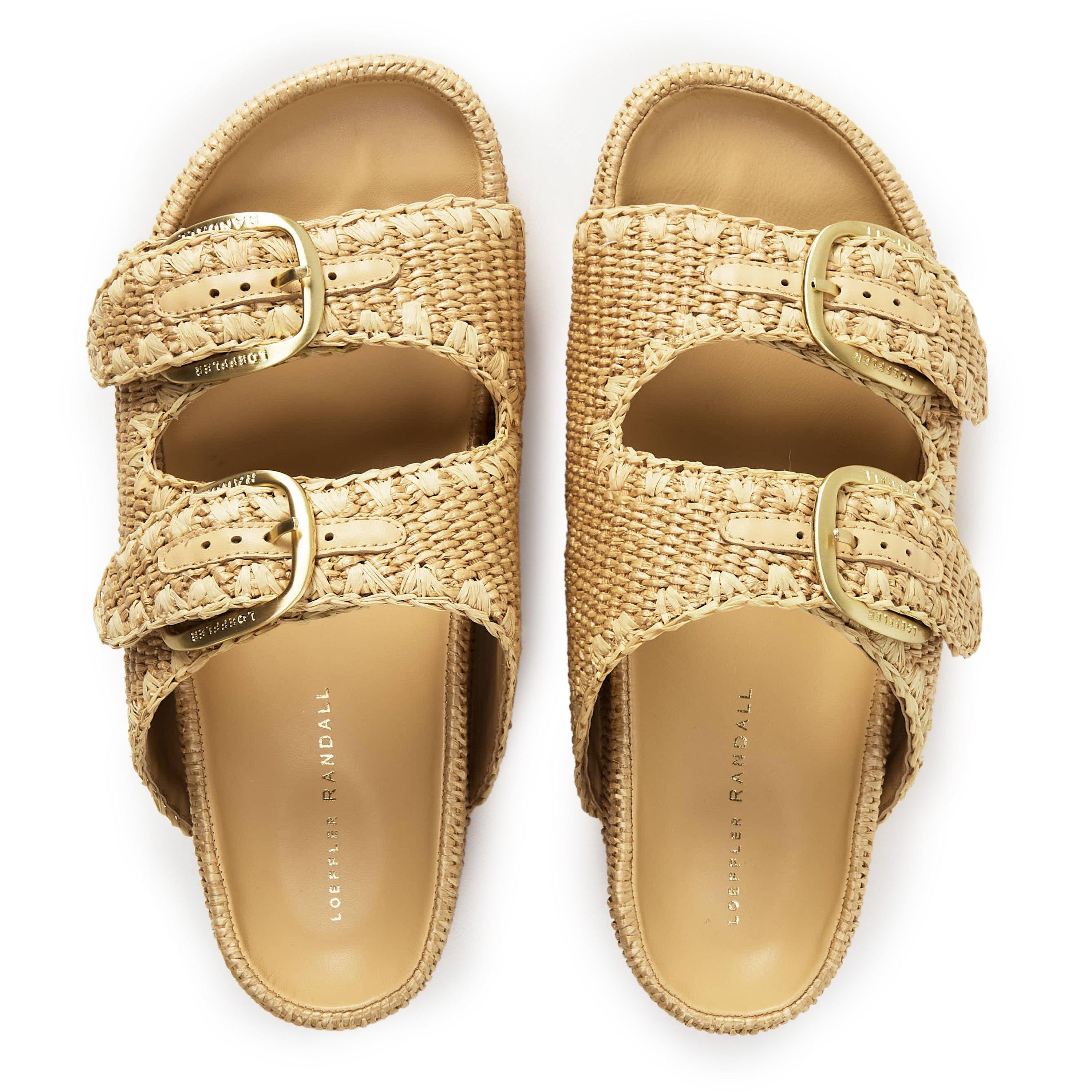 Natural/Natural - Loeffler Randall - Women's Nico Flatform Sandals - 4