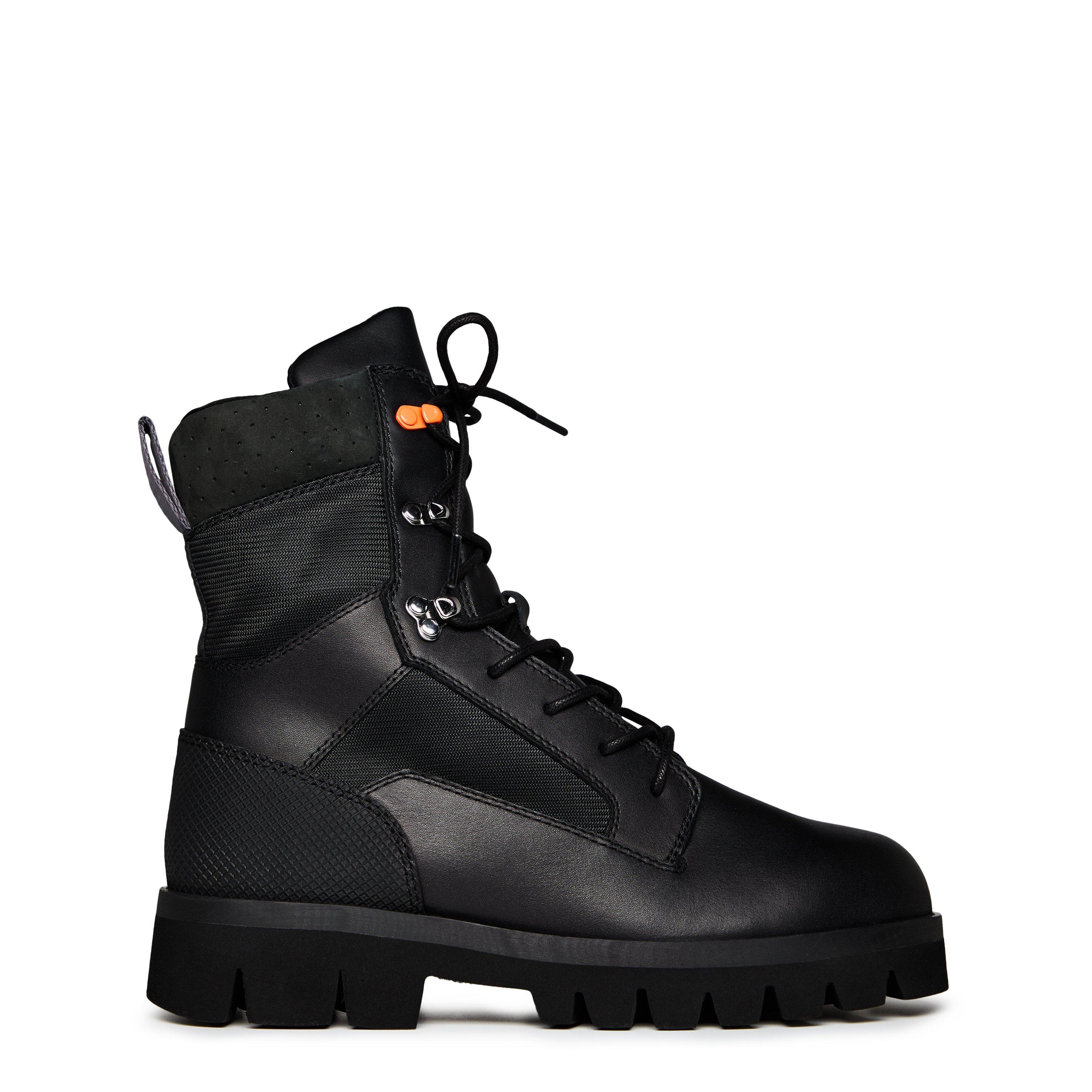 Black - Heron Preston - Women's Military Biker Boots - 1