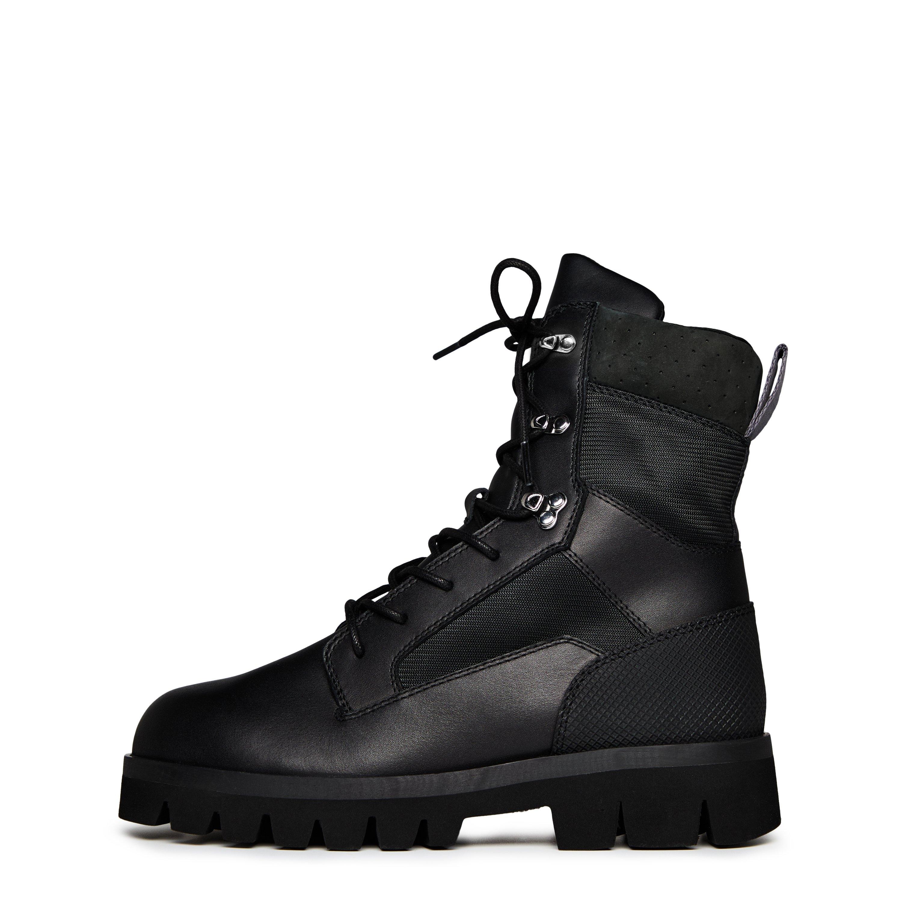 Black - Heron Preston - Women's Military Biker Boots - 2