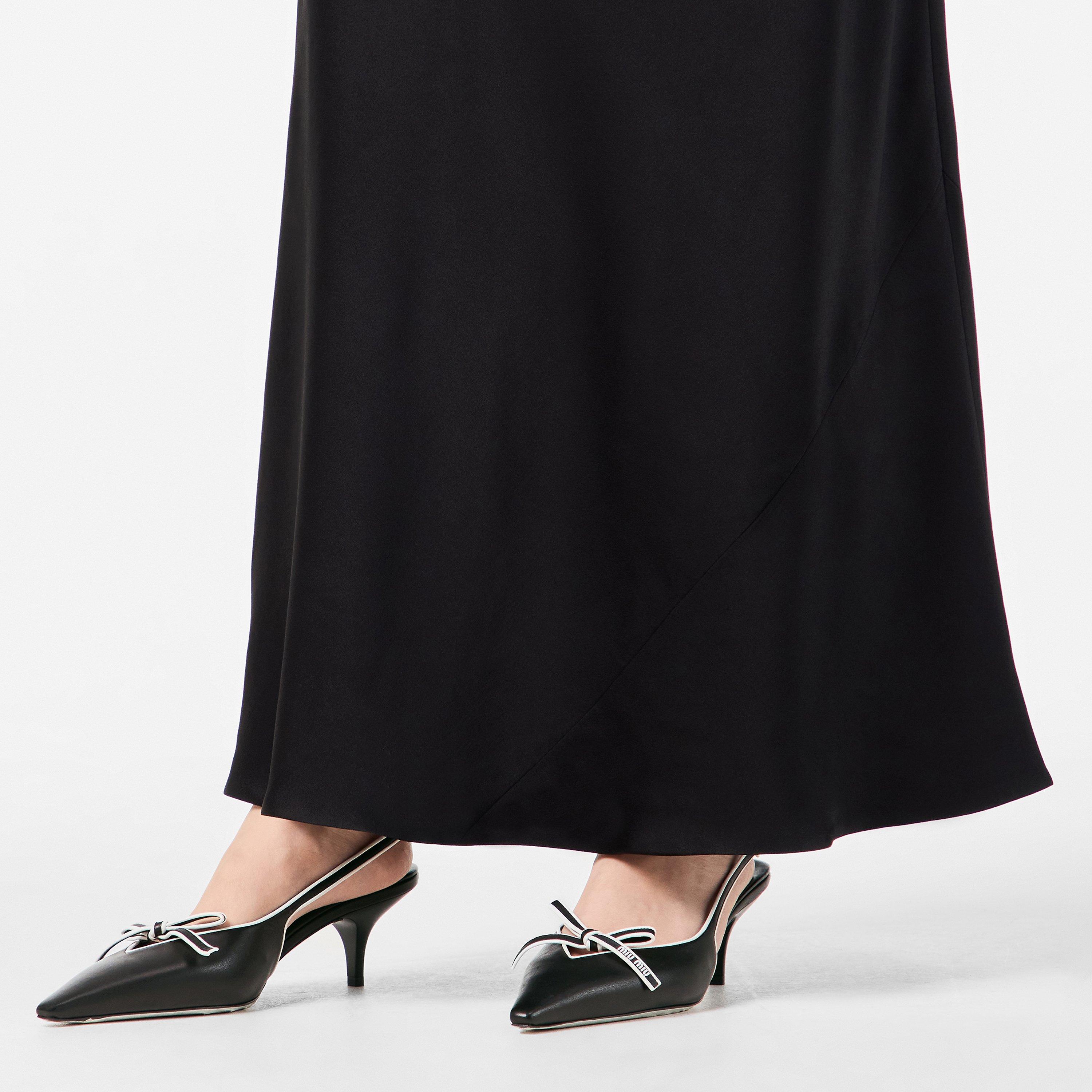 Nero Bianco - Miu Miu - Women's Bow Slingbacks - 3