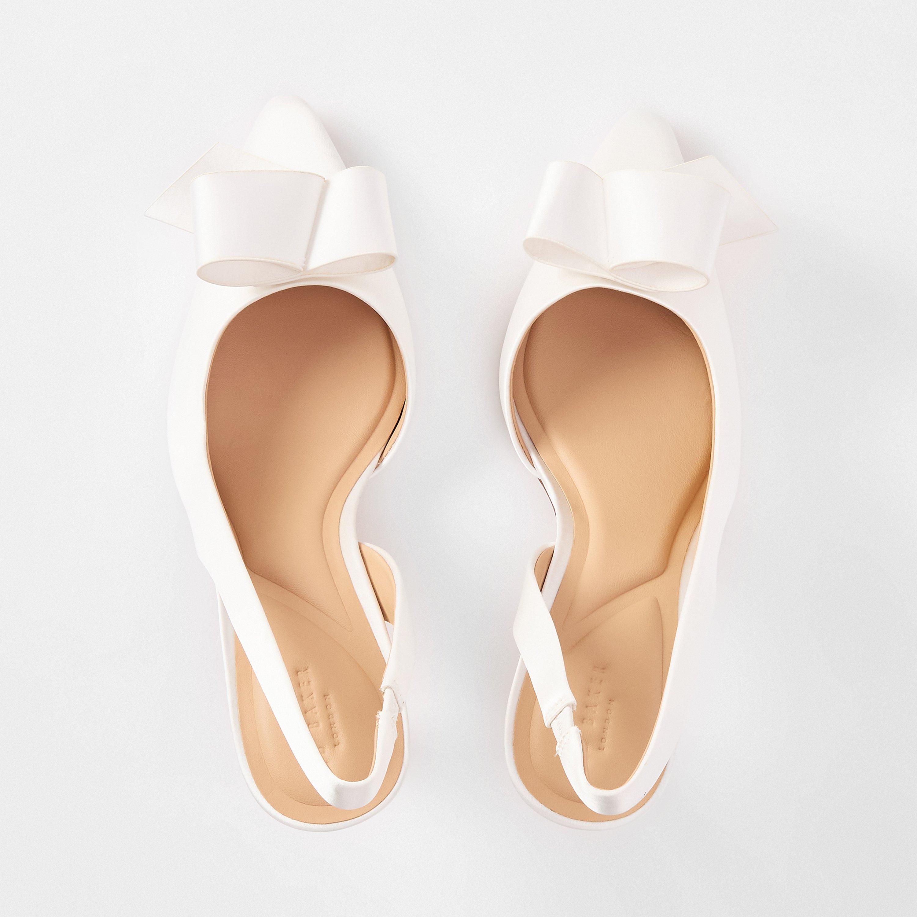 White - Ted Baker - Heel Slingback - 5