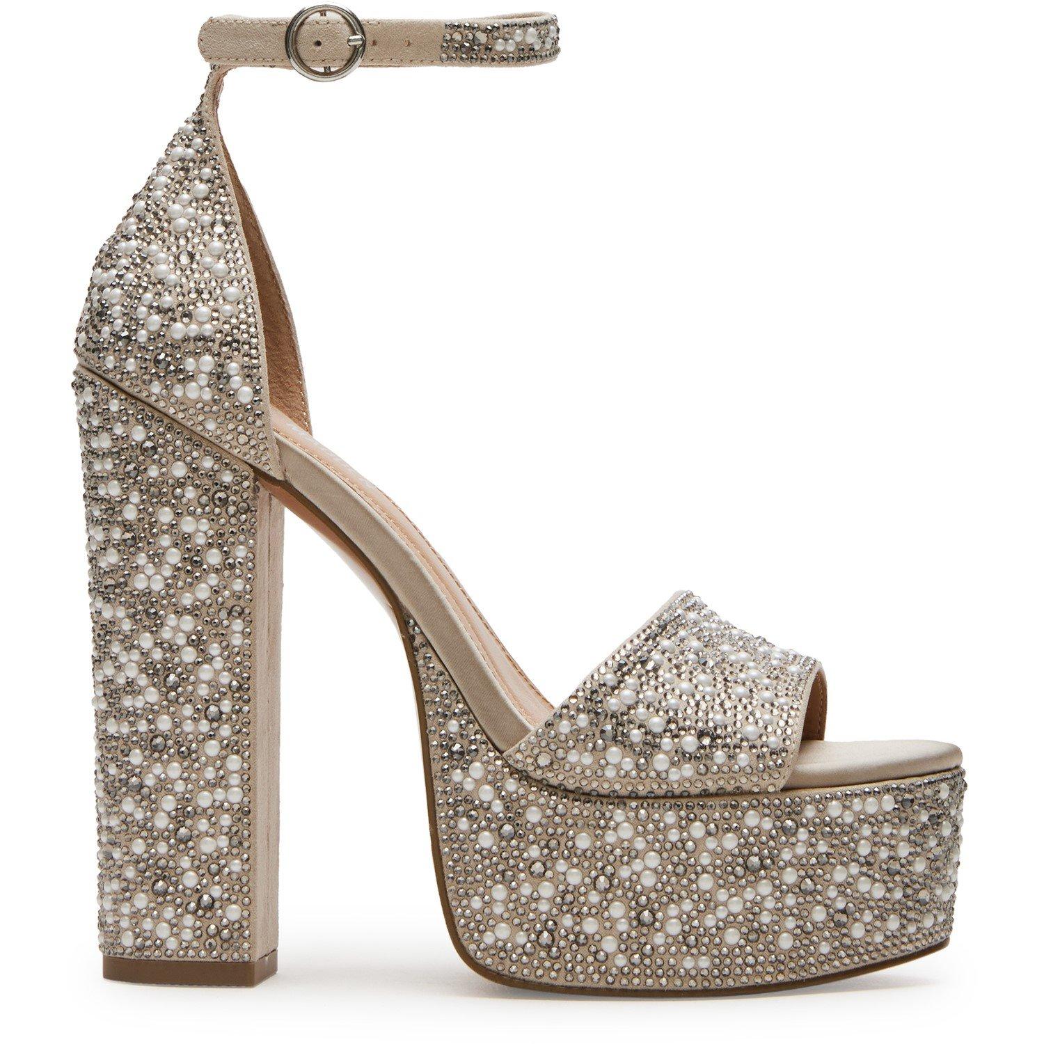 Ivory - Steve Madden - Women's Glam Platform Heels - 1