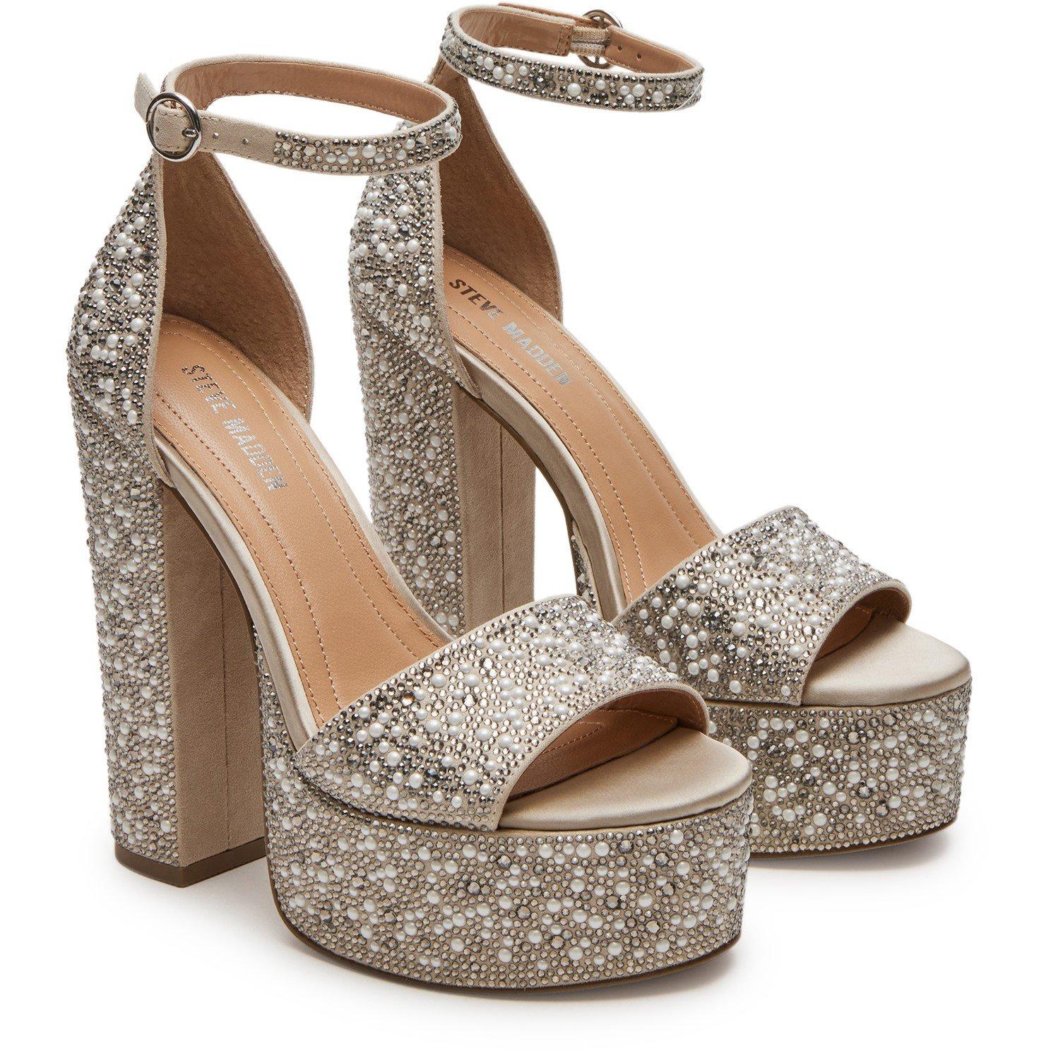 Marfim - Steve Madden - Women's Glam Platform Heels - 3