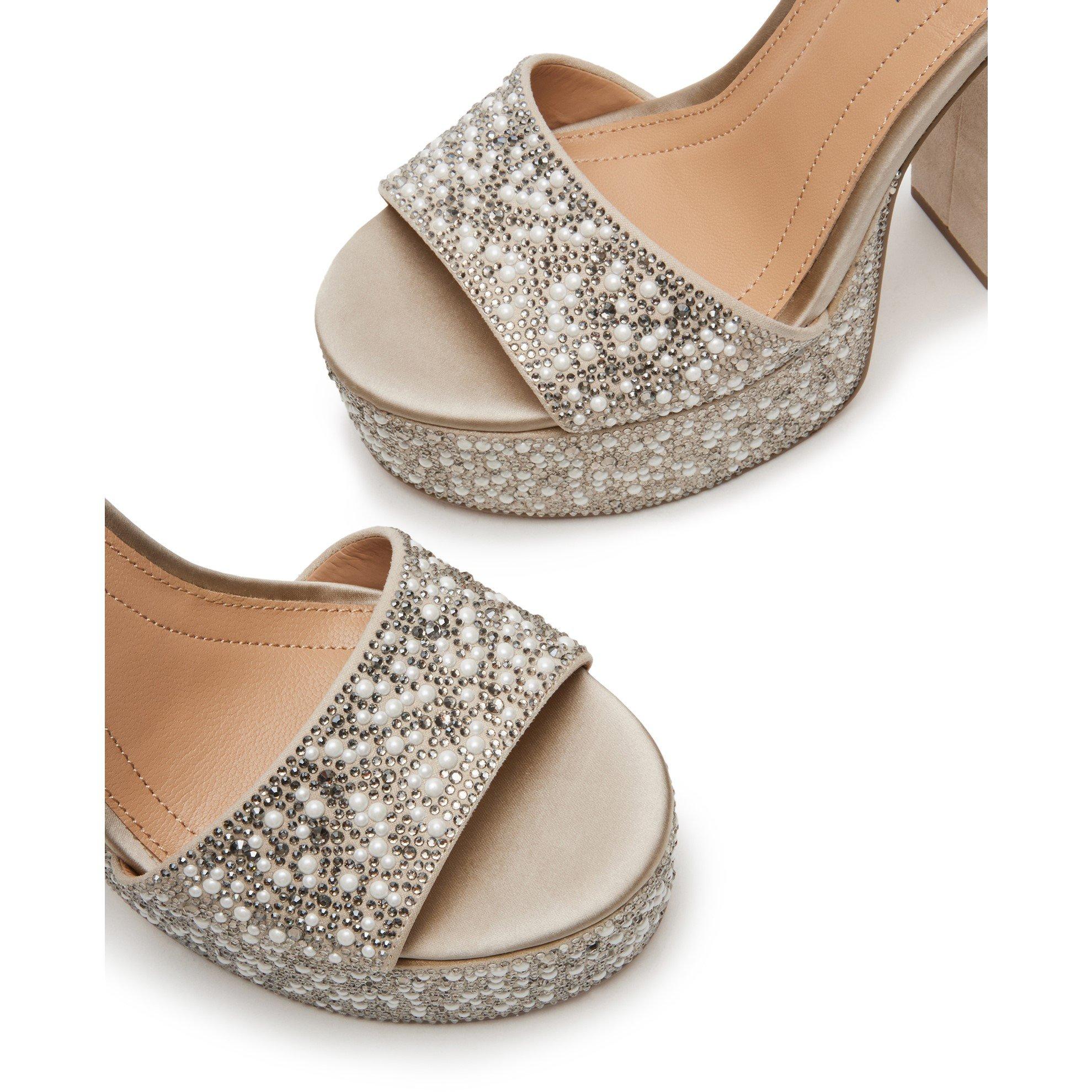 Marfim - Steve Madden - Women's Glam Platform Heels - 6