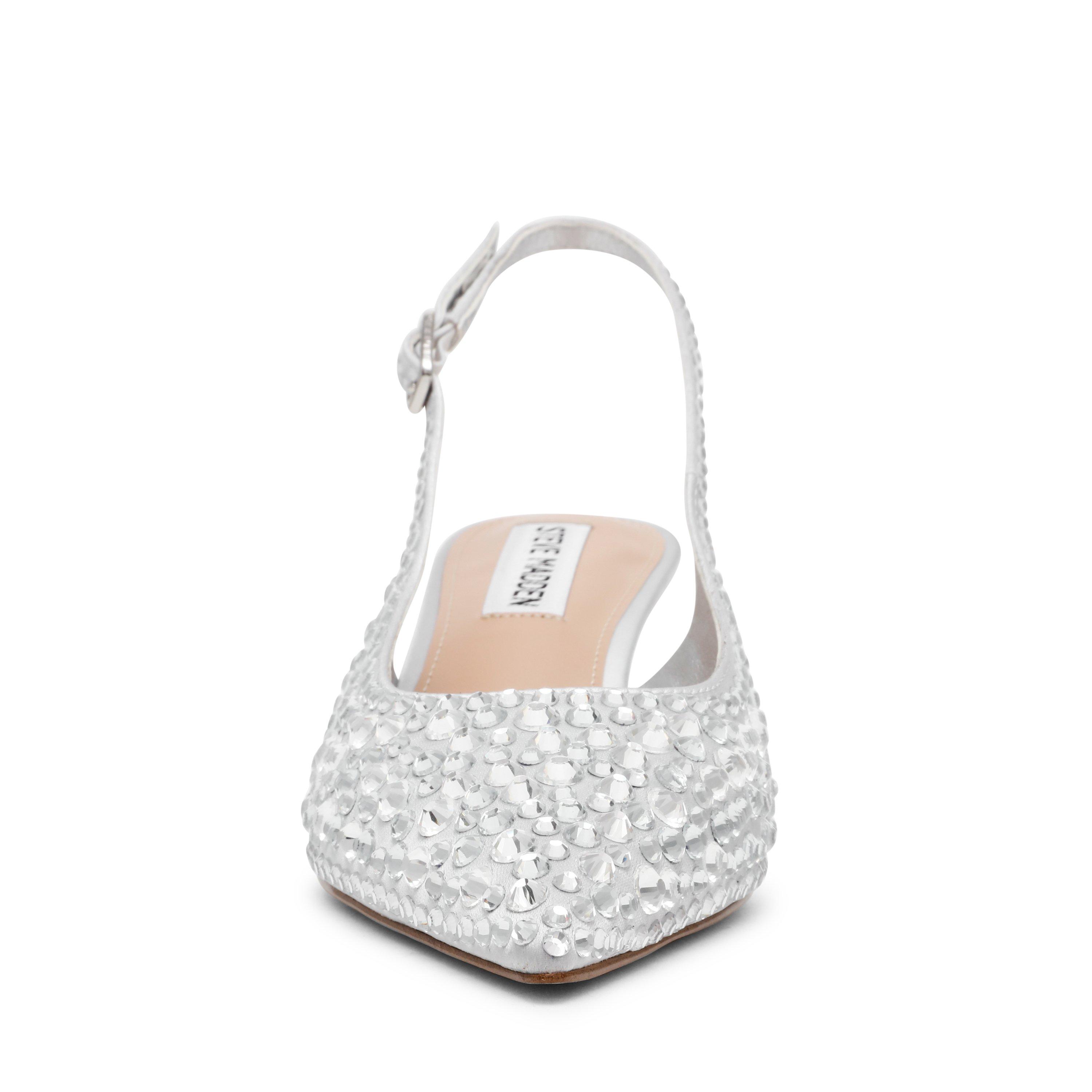 Silver Stones - Steve Madden - Women's Korra Slingback - 5