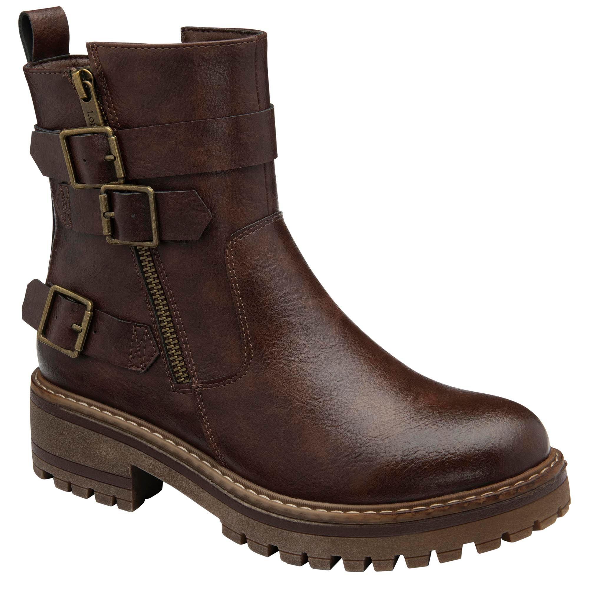Brown - Lotus Shoes - Harrie Brown Ankle Boots - 1