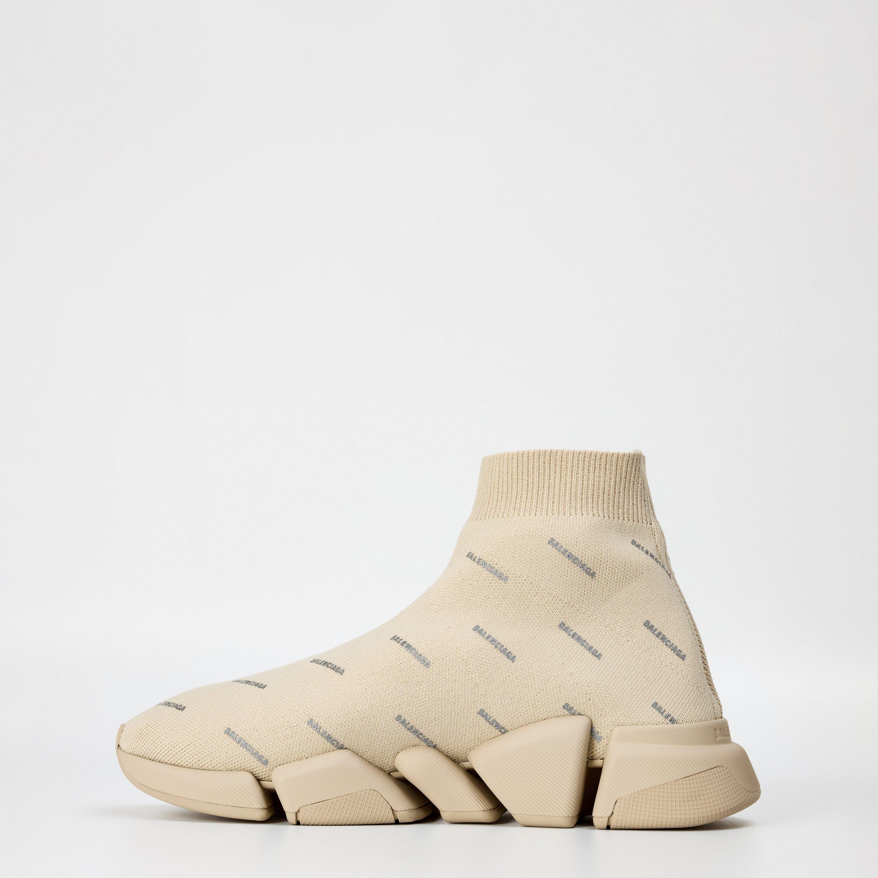 Beige Refl - Balenciaga - Women's Sock Trainers - 2