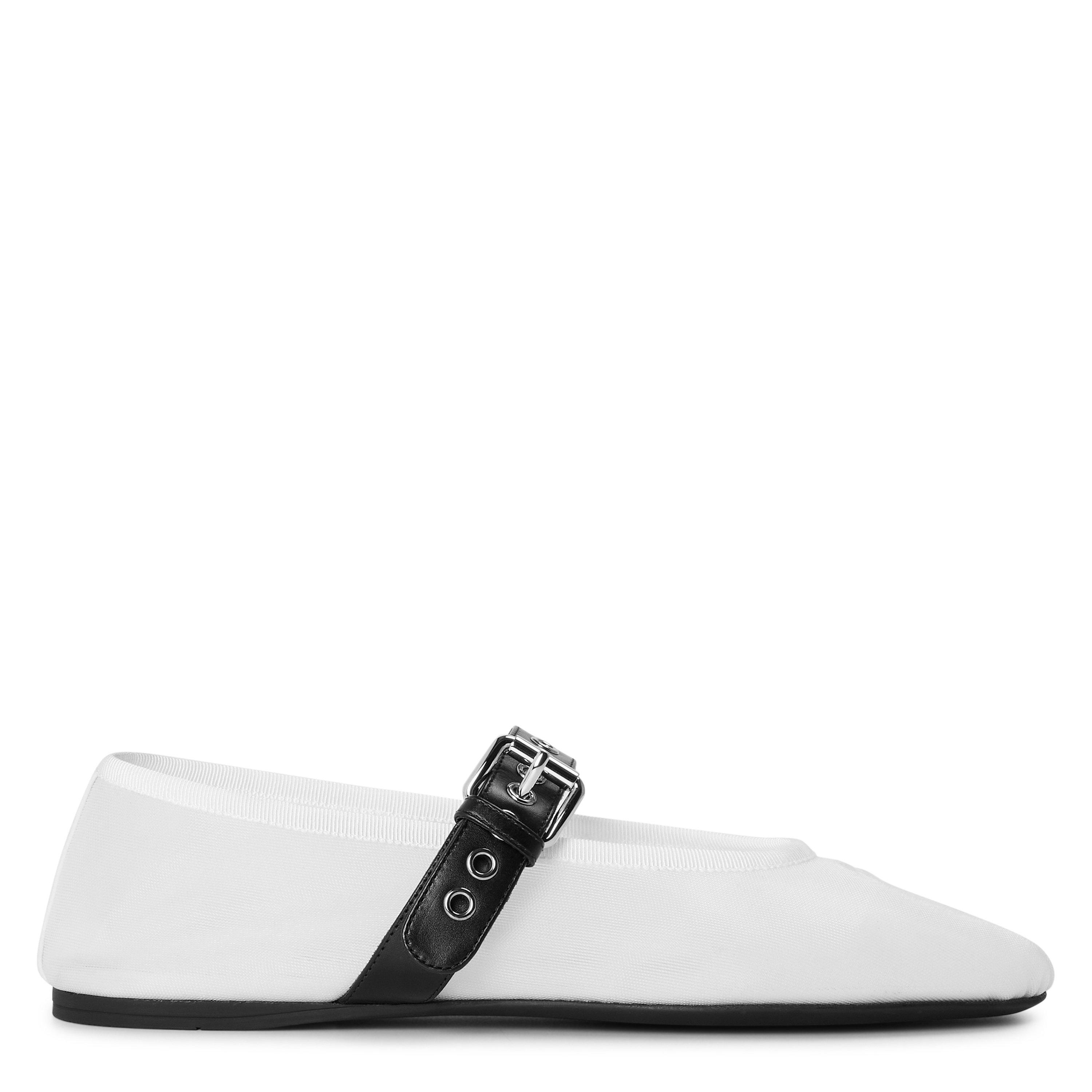 Miu Miu Mesh fabric ballerinas - Bianco - Size 6 (39)