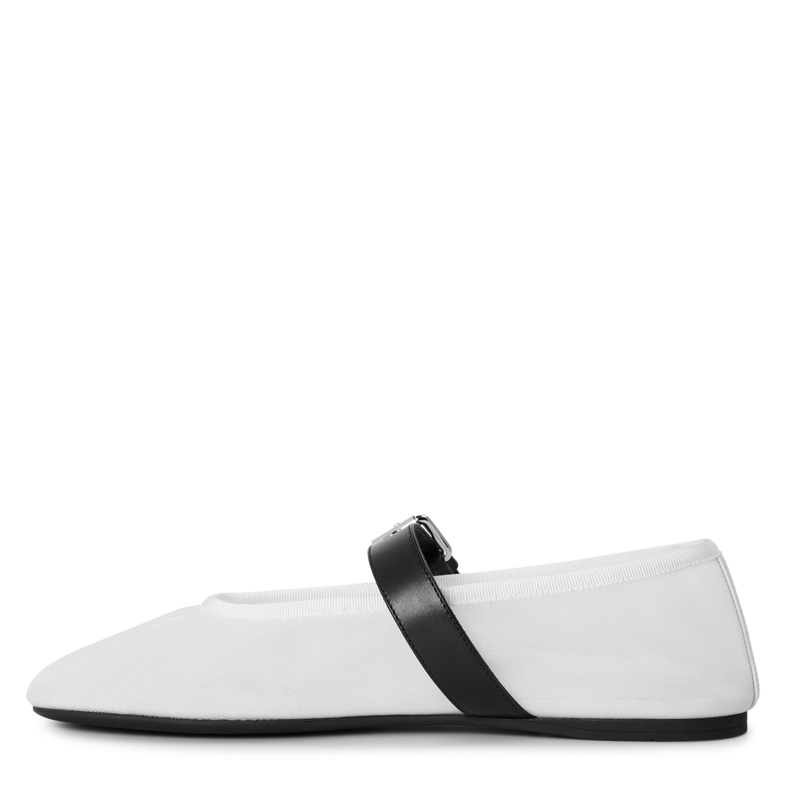 Bianco - Miu Miu - Mesh fabric ballerinas - 2