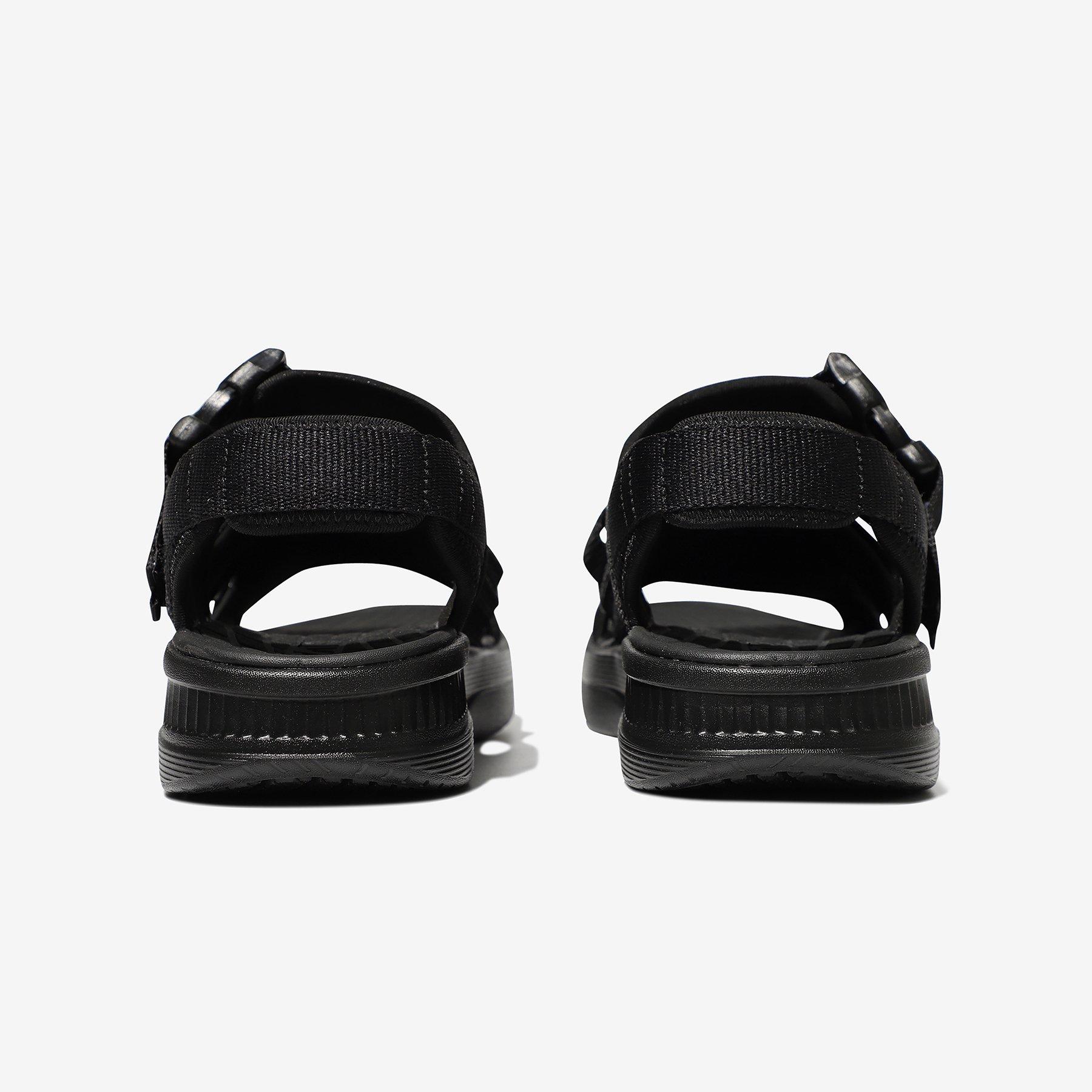BLK/BLK/BLK - Fila - Float SD Flat Sandals - 5