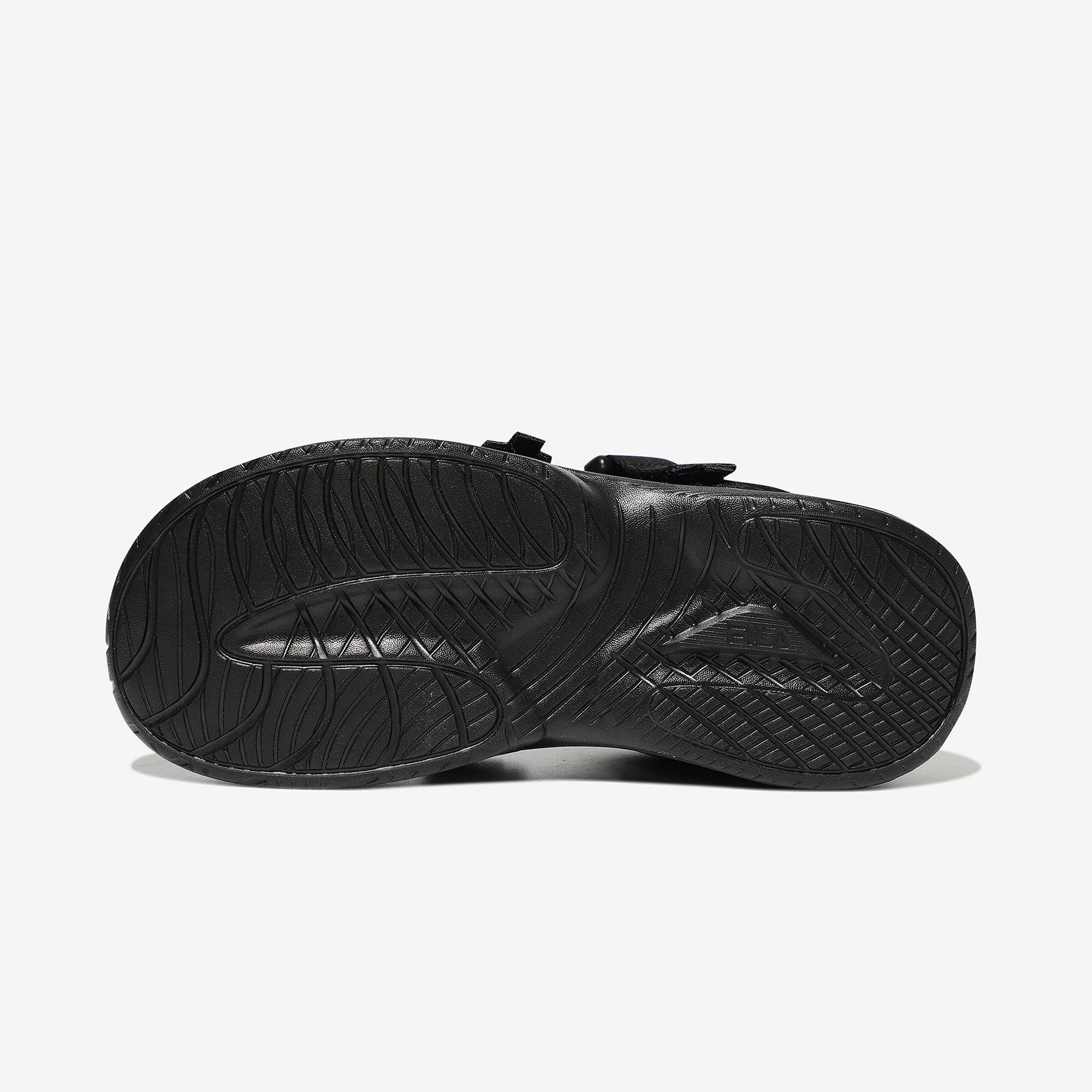 BLK/BLK/BLK - Fila - Float SD Flat Sandals - 8