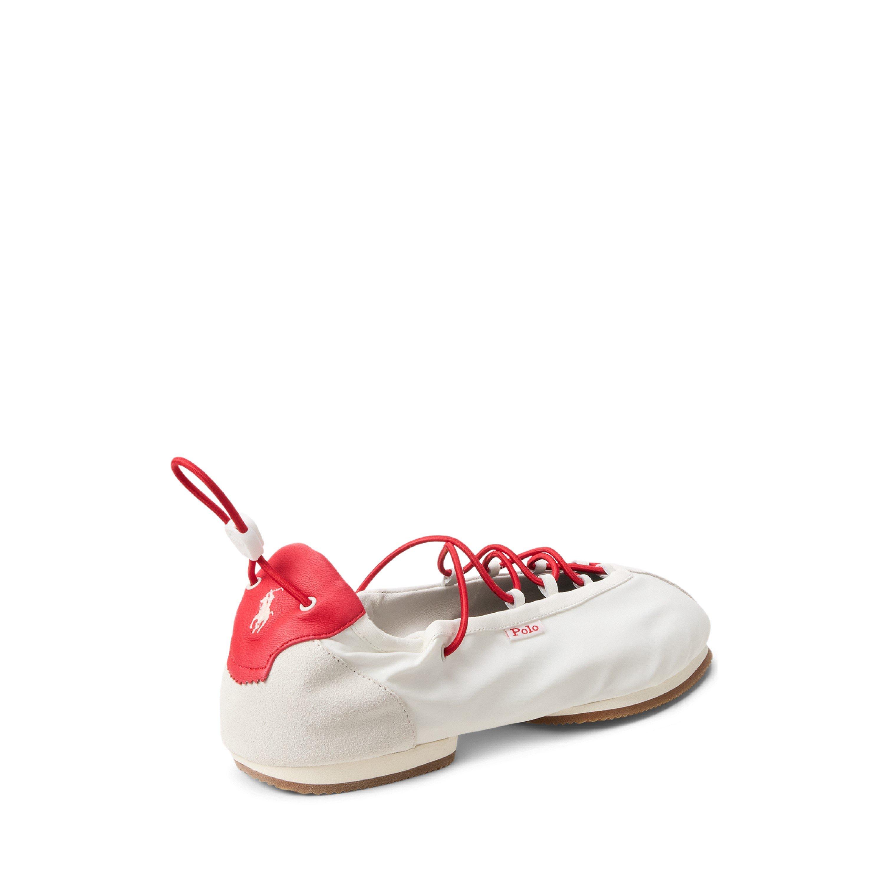 Deckwash/Red - Polo Ralph Lauren - Womens Ballet Pumps - 3